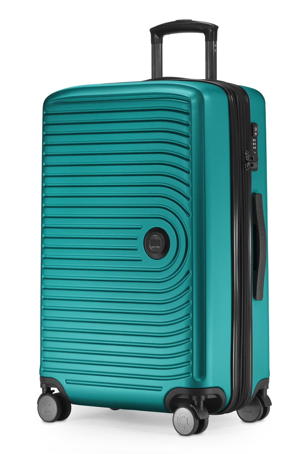 Hauptstadtkoffer Mitte - Valigia Rigida di Medie Dimensioni, TSA, 4 Ruote, Bagaglio da Stiva con Espansione di Volume di 8 cm, 68 cm, 88 L, Turchese