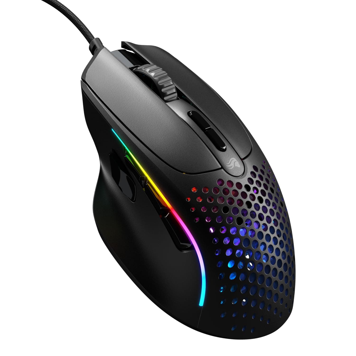 GLORIOUS Gaming Model I 2 Wired - Souris de Jeu Filaire : 9 Boutons programmables (2 échangeables), 66 g, capteur Optique 26k, switches 80 M de clics, MMO/MOBA/FPS, appuie-Pouce latéral, Noir