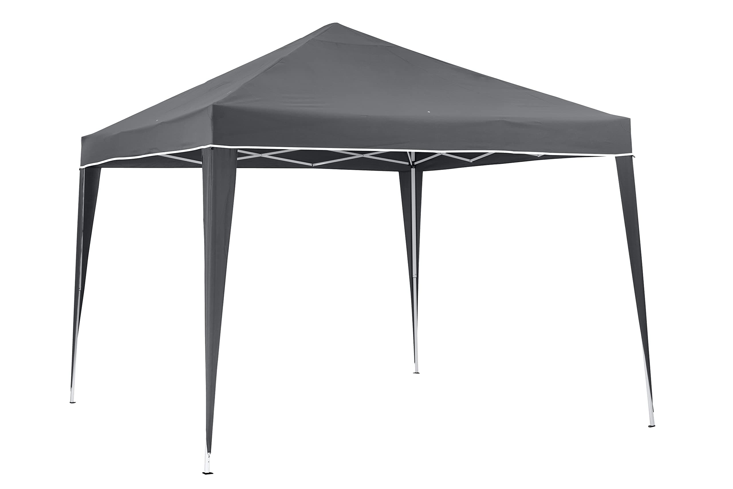 KG KITGARDEN - Carpa Plegable 3x3m para Jardín, Incluye Piquetas y Bolsa de Transporte, Gris