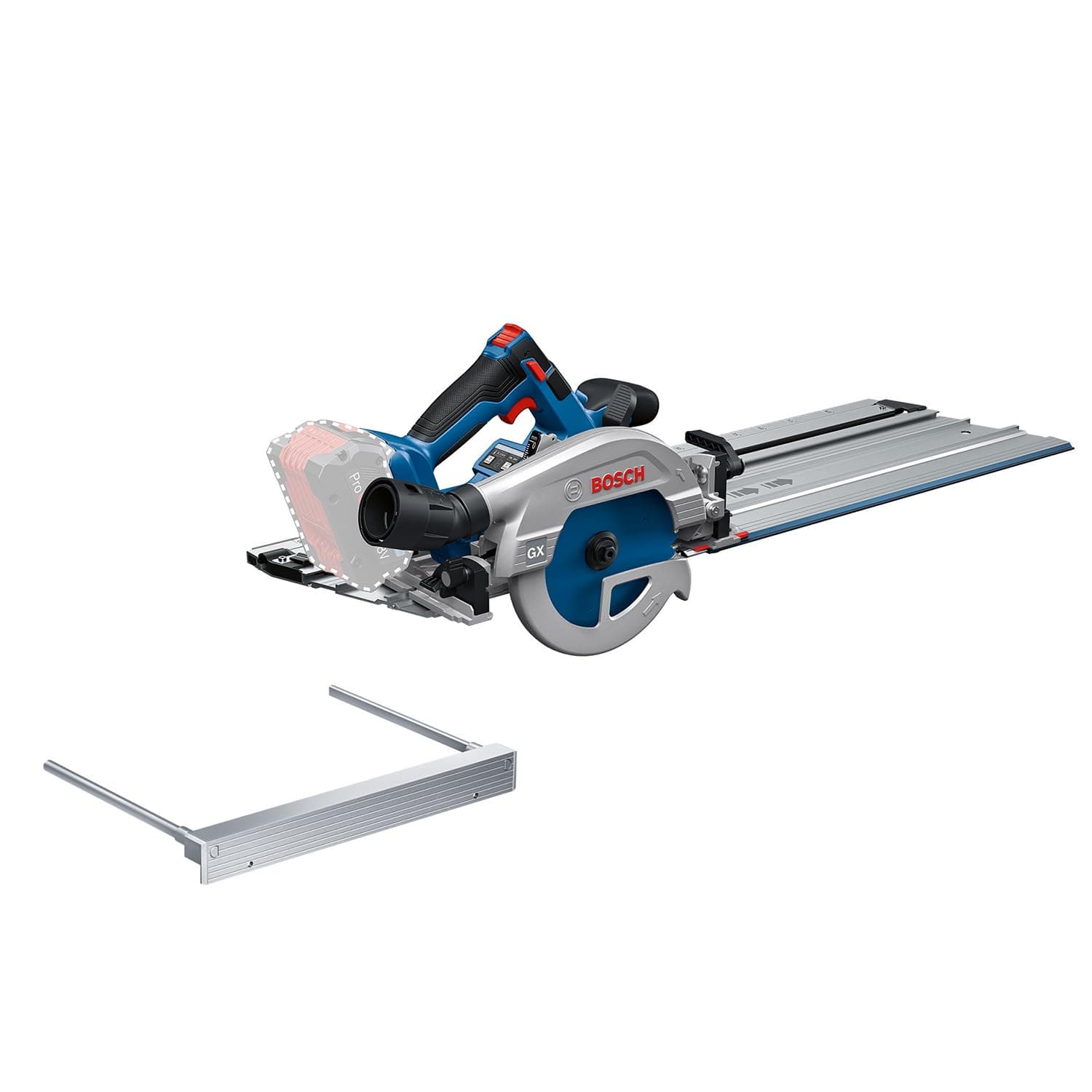 Bosch PRO 18V System Akku-Kreissäge GKS 18V-57-2 GX (inkl. Parallelanschlag, FSN 440, ohne Akku/Ladegerät)