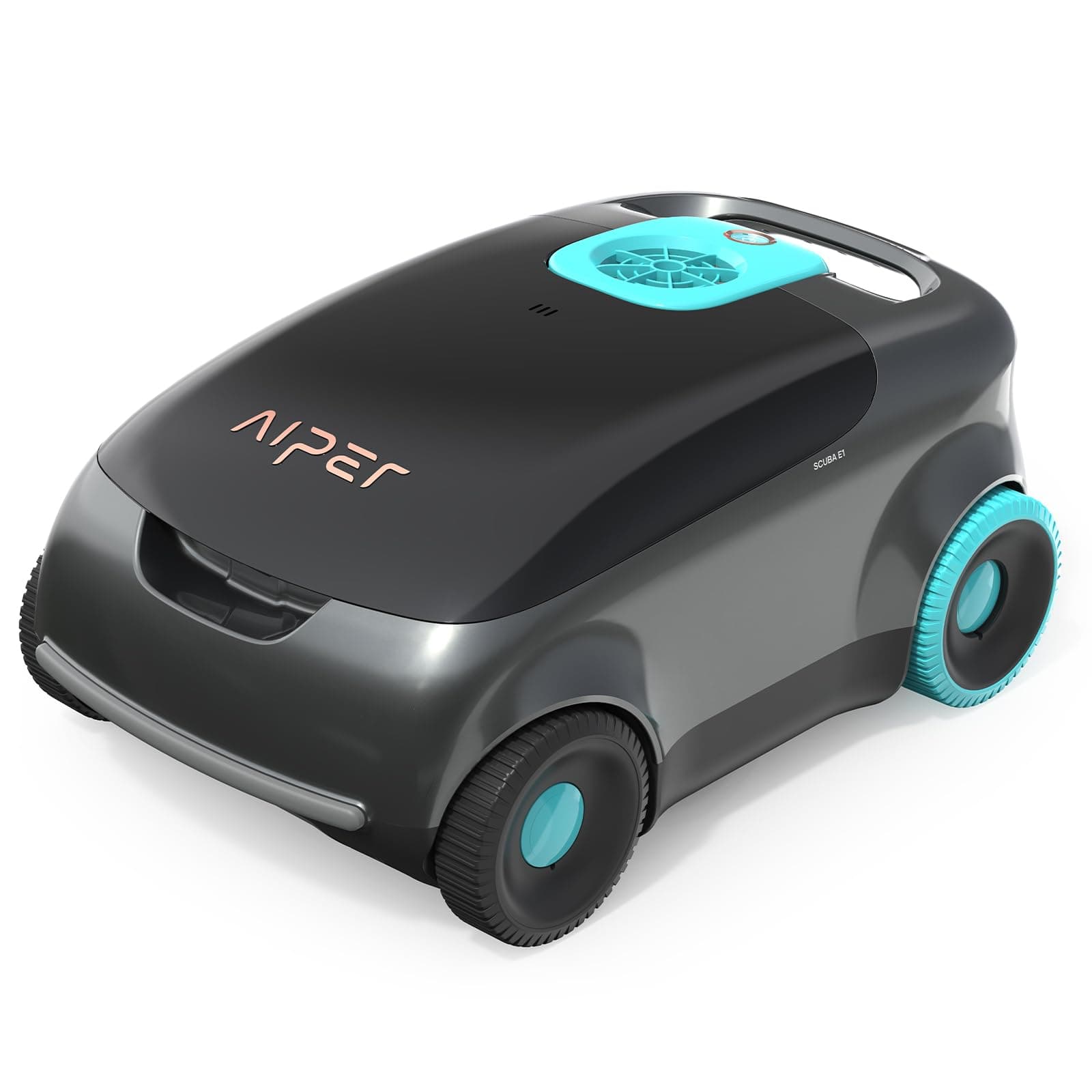 AIPER Scuba E1 Robot Piscine Hors Sol sans Fil, Aspirateur Haute Performance: Filtration 3μm+180μm de Précision, Tri-Moteur Puissance Renforcée, 130 Min Autonomie, Piscines 100㎡