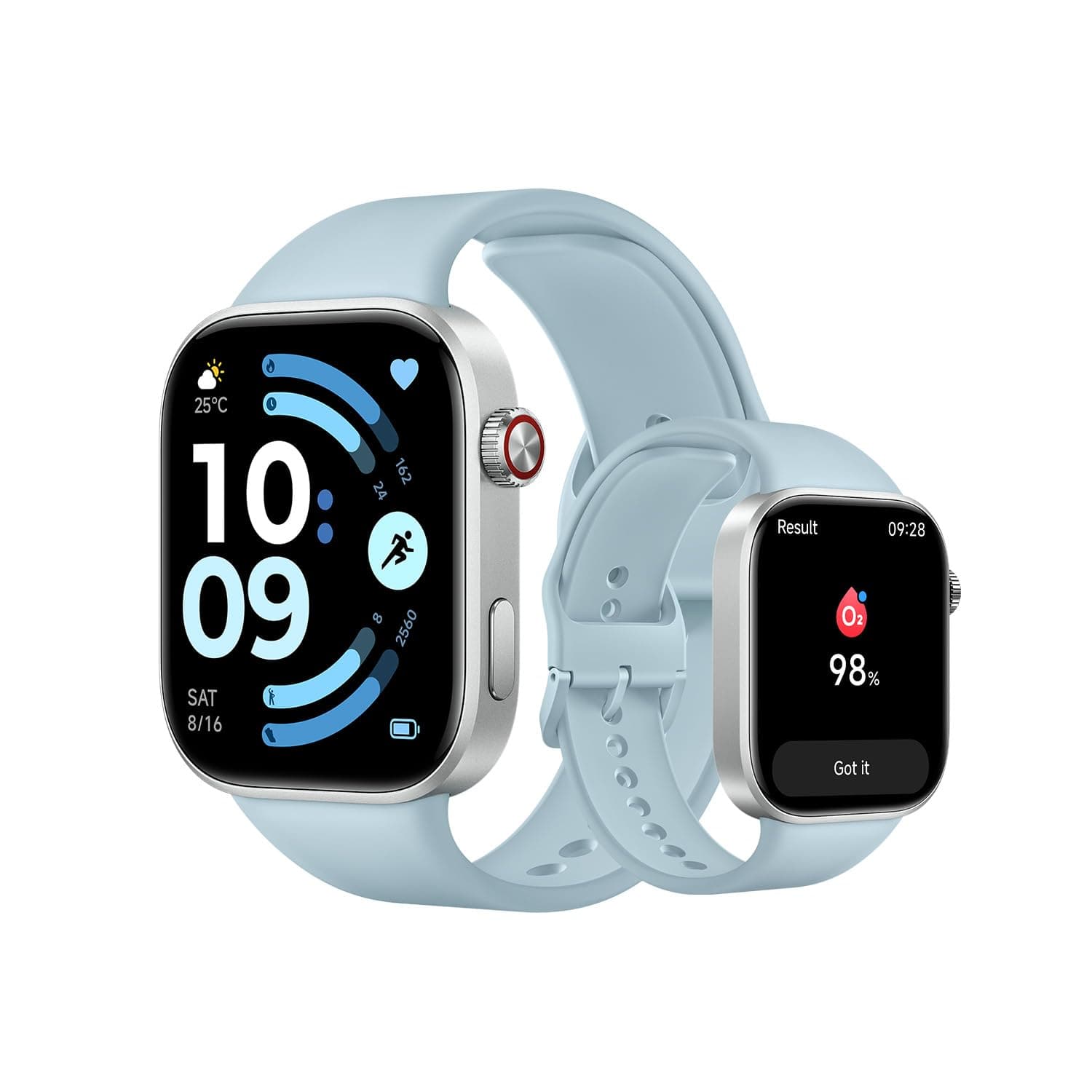 XIAOMI Redmi Watch 6, Montre Connectée Homme Femme, AMOLED 2.07'', Suivi du Sport et Fitness, 150+ Modes de Sport, jusqu'à 24 Jours d'autonomie, 5ATM, Montre GPS, Android™ & iOS, Bleu
