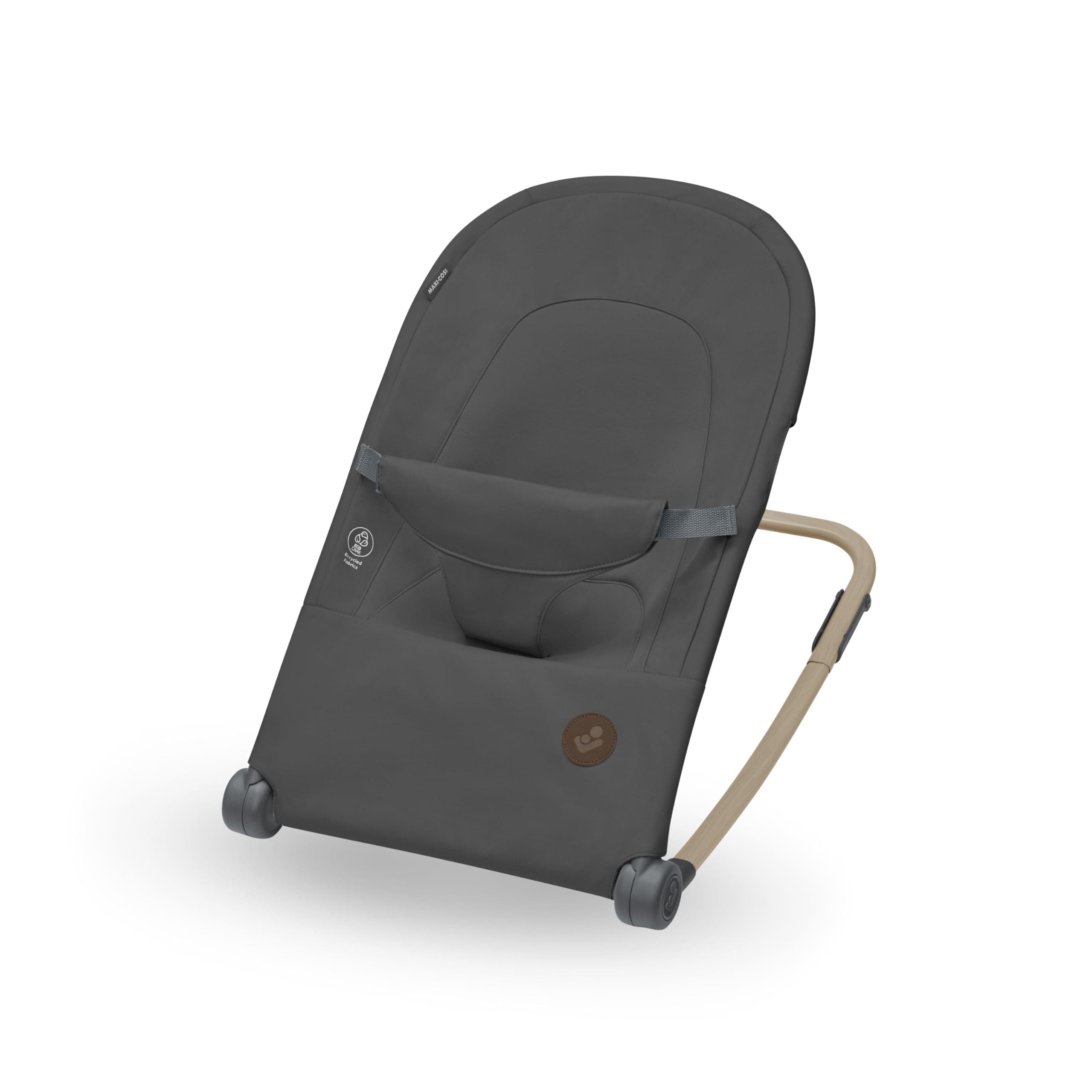 Maxi-Cosi Loa, Transat bébé, pliage ultra compact, 2 positions d'inclinaison, Transat bébé léger, tissus 100% recyclés, Naissance à environ 2 ans, 0 à 12 kg, Beyond Graphite