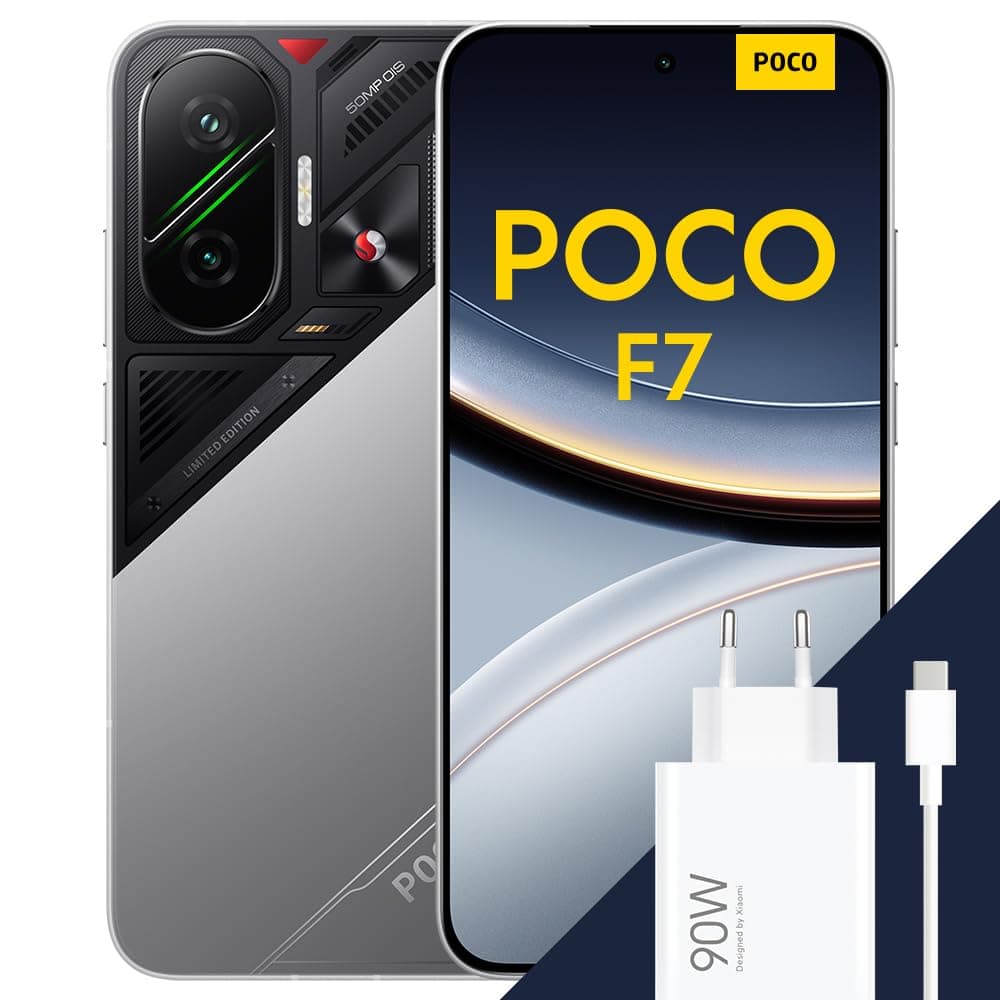 POCO F7 12+256 Silver (Included Power Adapter)