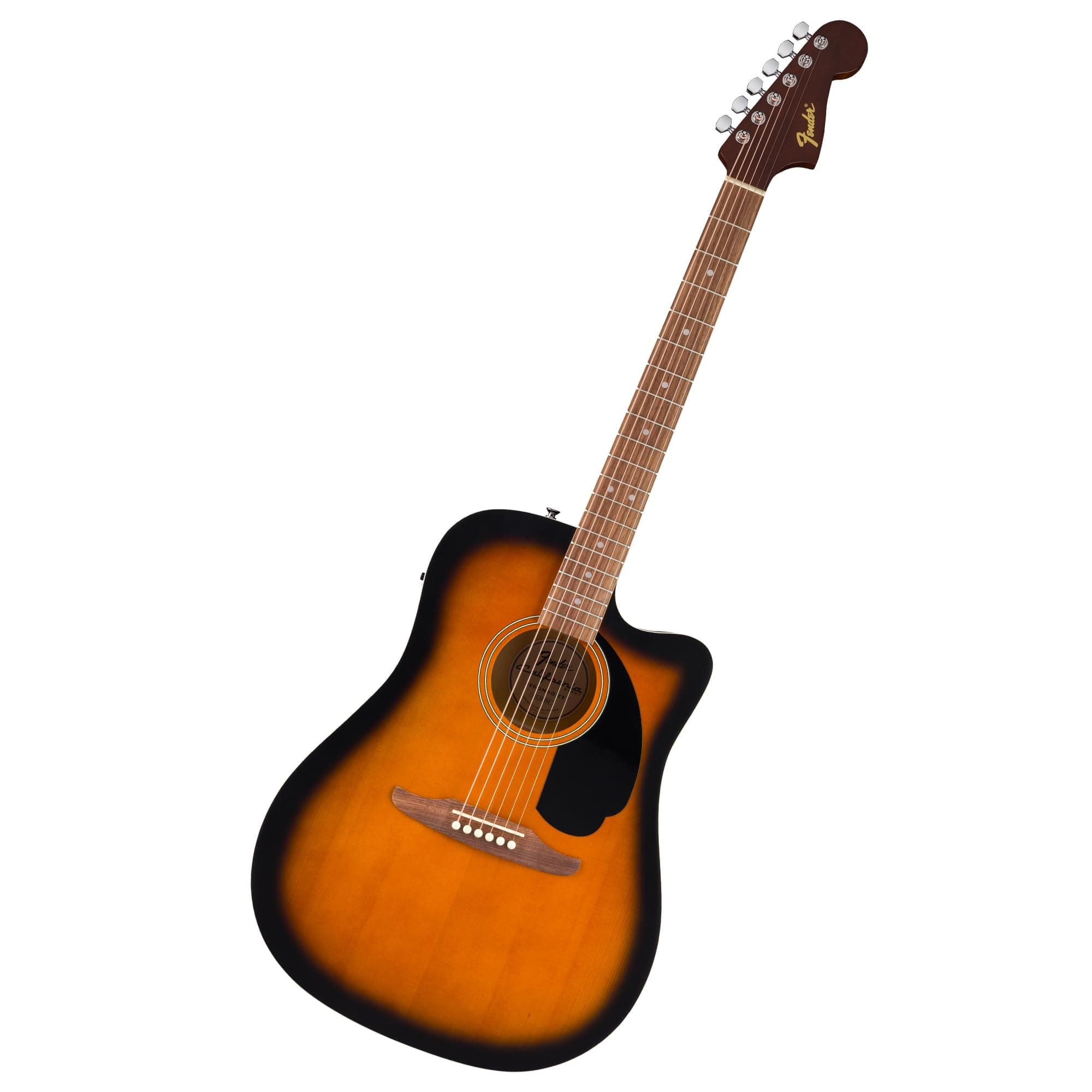 Fender CA Debut Guitarra Redondo Dreadnought CE Acústica, Guitarra para Principiantes, con 2 Años de Garantía, 2 Tone Sunburst