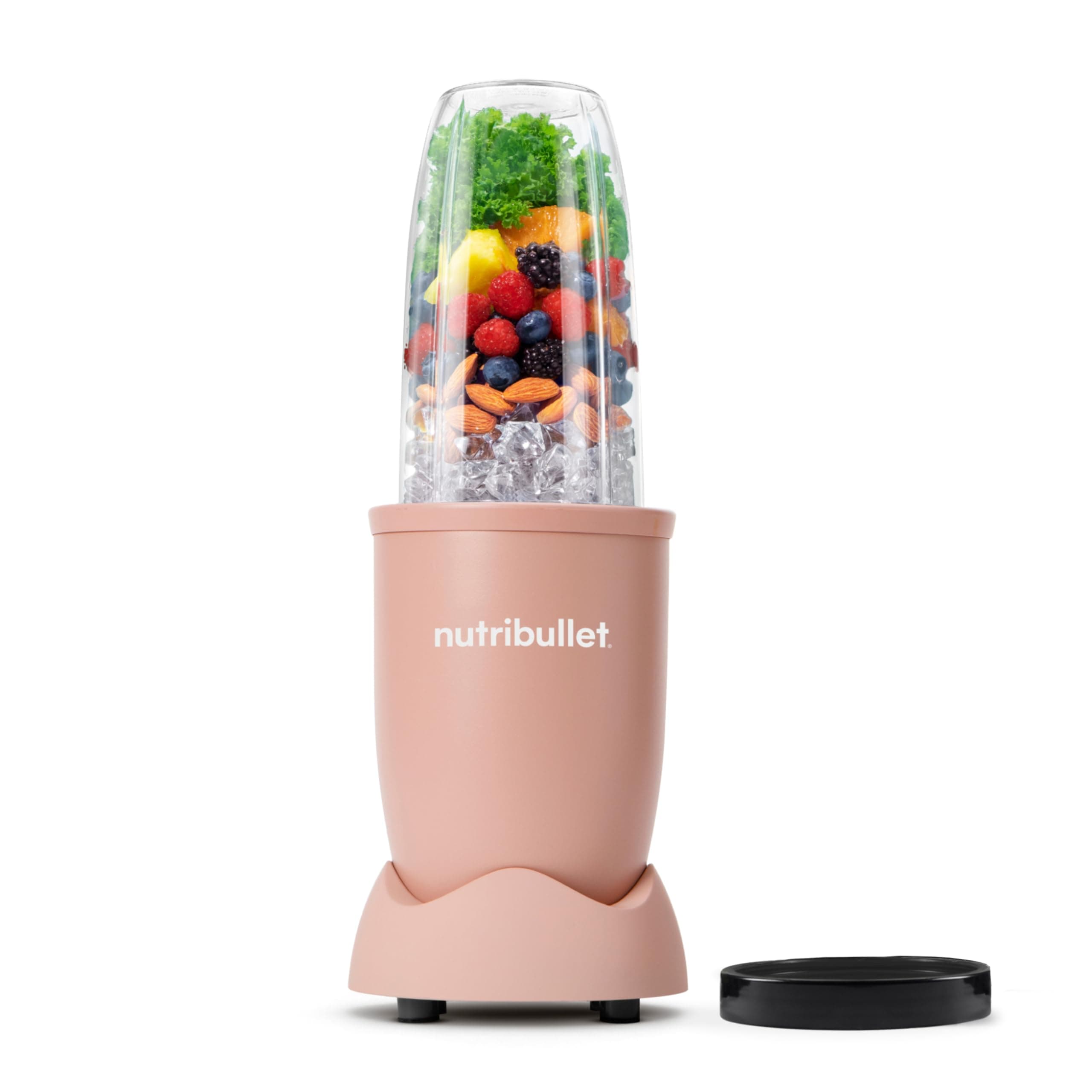 Nutribullet Pro 900 - Blender Personnel Multifonction, Smoothie, Fruits et Légumes, Compact, Facile à Utiliser et Nettoyer, Extraction Nutriments, 900W, Rose Mat Minéral (NB904MACL)