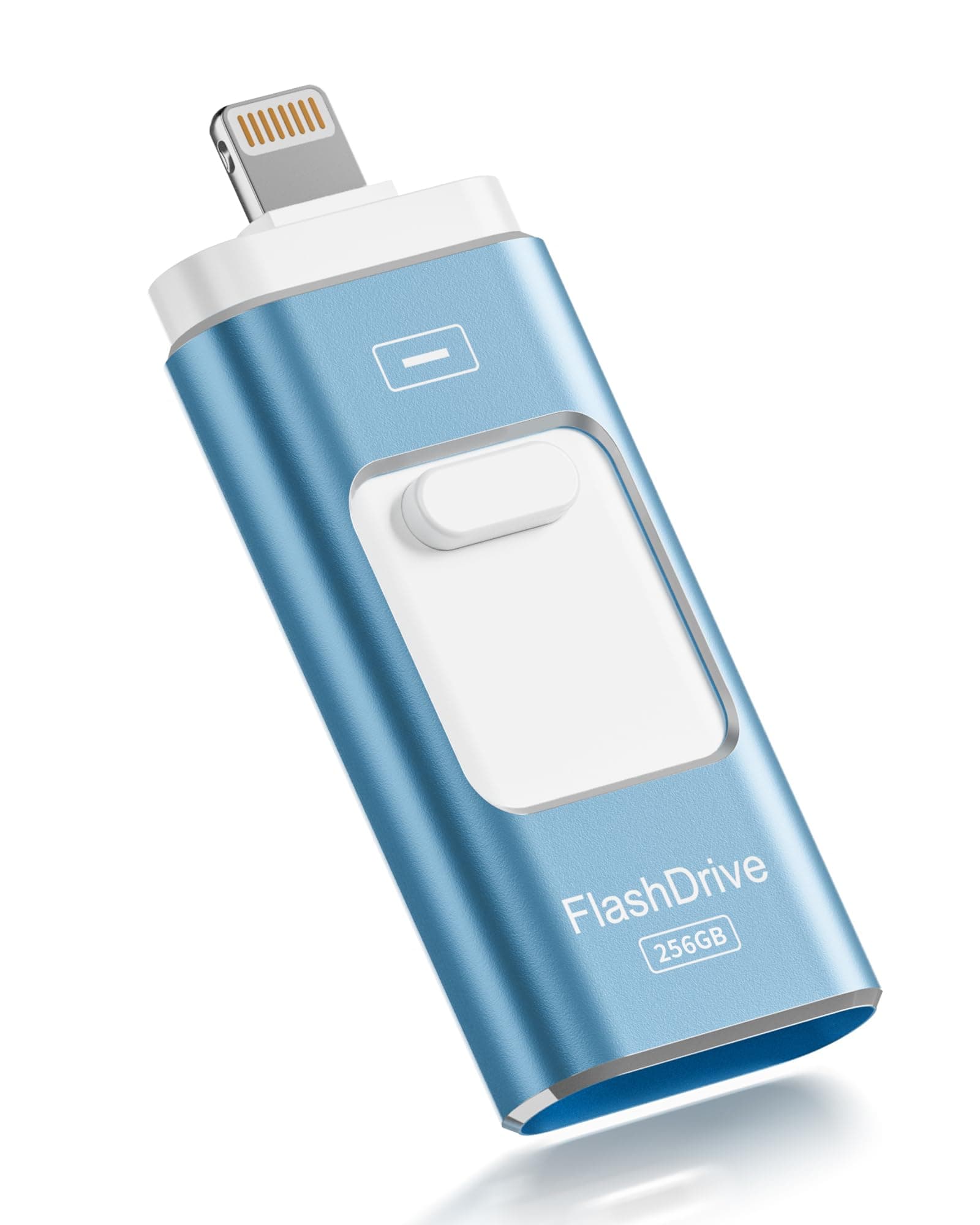 ROSPE Chiavetta USB 256GB per iPhone Certificata MFi – Memoria Esterna iPhone, Chiavetta Lightning USB per lPhone/iPad, Pen Drive 3 in 1 Compatibile con Android e PC, USB 3.0 per Backup Foto e Video