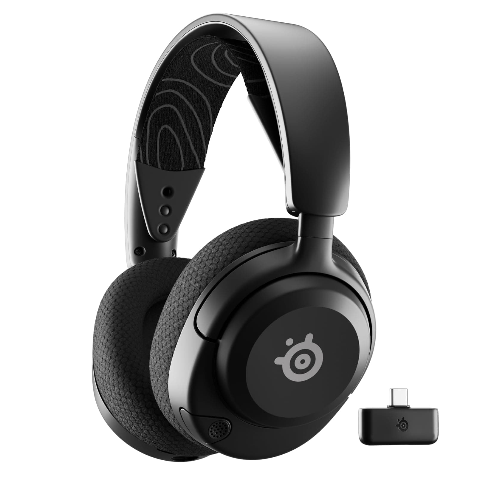 SteelSeries Arctis Nova 5 - Cuffie gaming wireless multi-sistema - Driver magnetici al neodimio - 100+ preset audio - Batteria 60 HR - 2,4GHz o BT - Microfono ClearCast Gen2.X - PC, PS5, Cellulare