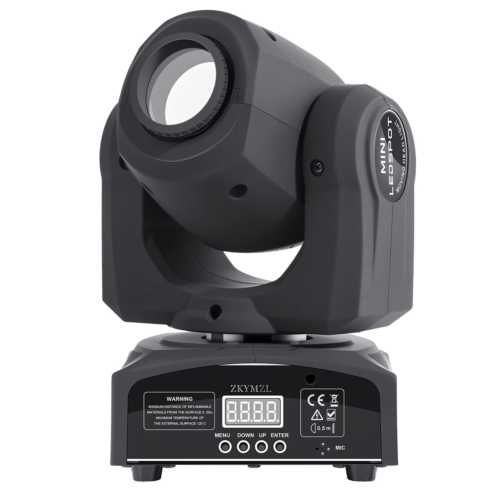 ZKYMZL 60 W - Éclairage de scène - 8 lumières LED - Pour DJ - 8 couleurs - 9/11 - DMX512 - Contrôle pour disco KTV Club Party - 60 W