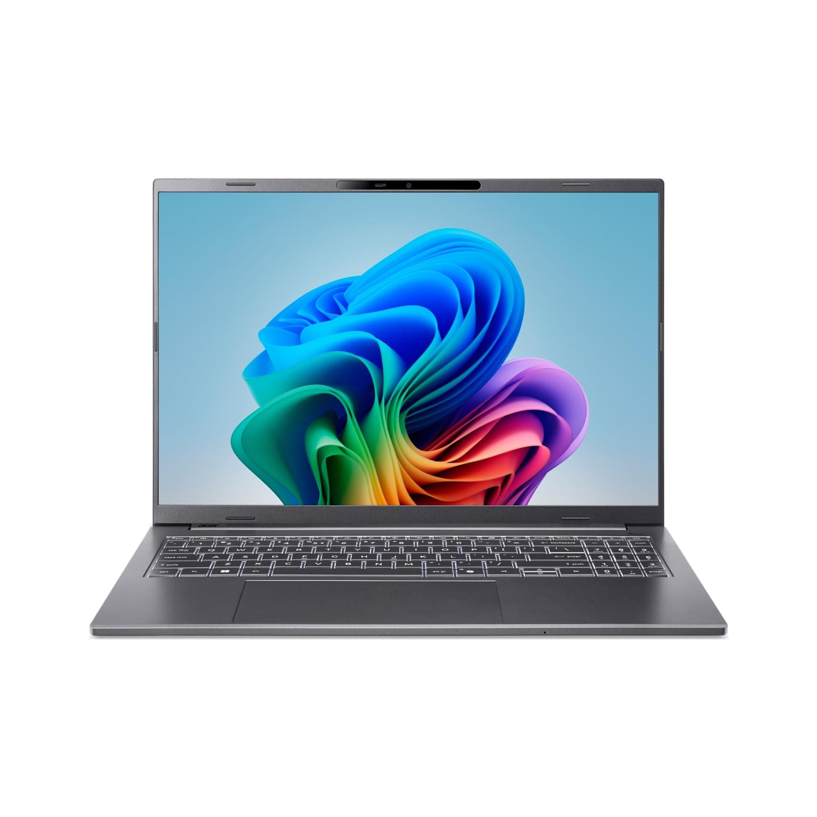 acer Aspire 16 I PC Portable 16" WUXGA I Copilot+ PC I Snapdragon X Plus X1-26-100 (IA) I 16Go RAM I 512Go SSD I Qualcomm Adreno I Autonomie XL I Windows 11 I Clavier FR AZERTY I Gris I A16-11M-X39Z