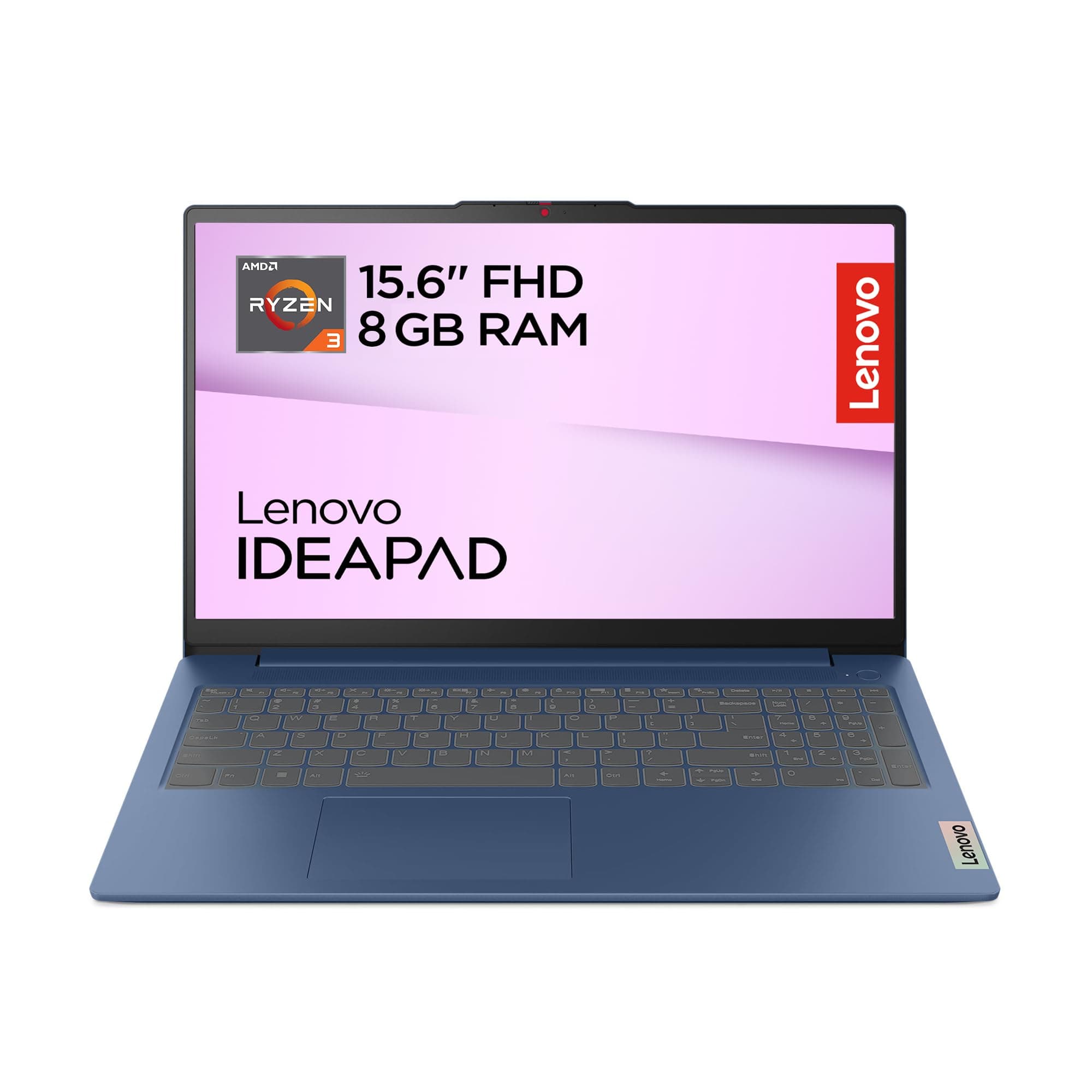 Lenovo IdeaPad Slim 3 | Laptop | Athlon 10 | 8GB | 128GB | 15.6" Full HD Display | AMD Athlon Silver 10| 128GB SSD | 8GB RAM | AMD Radeon 610M Grafik | QWERTZ | Windows 11| Blau