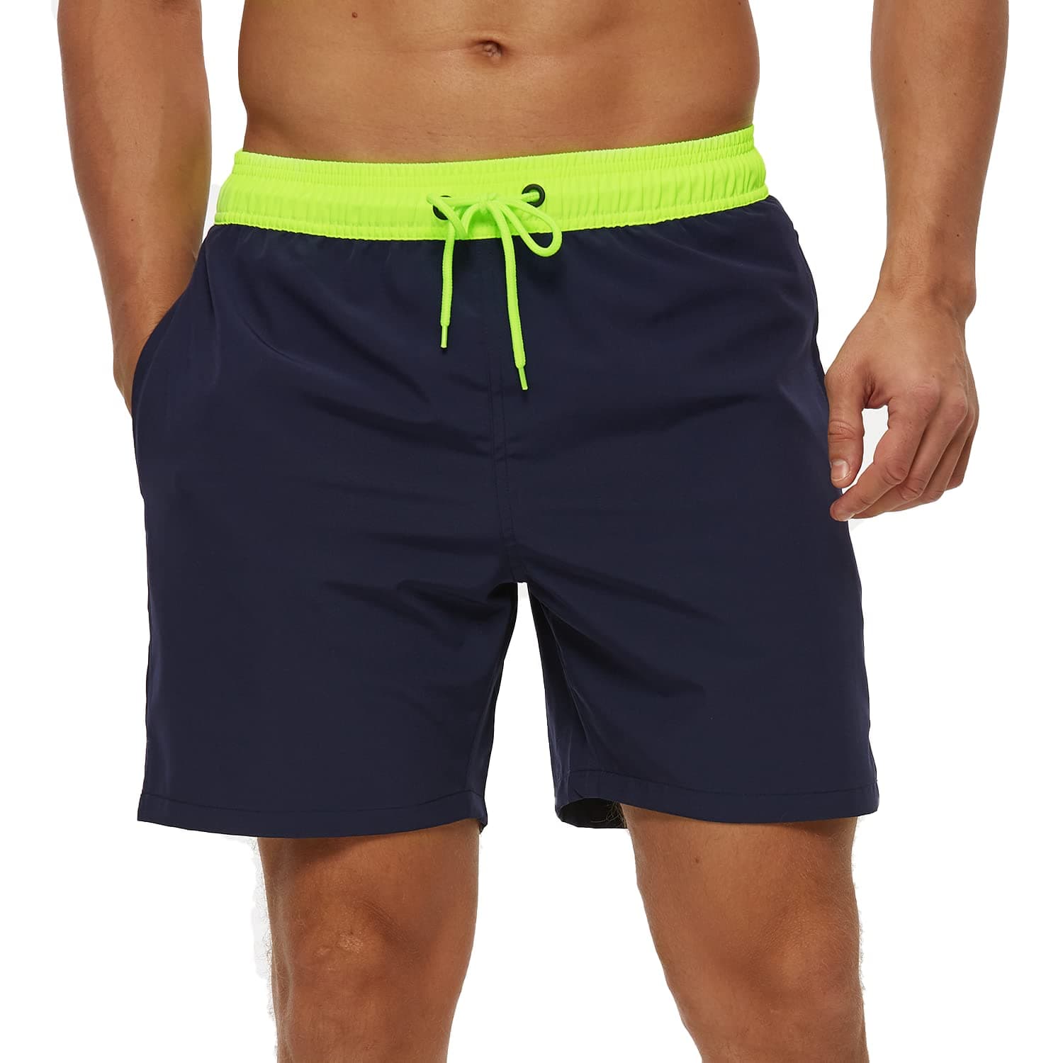 Arcweg Pantaloncini da Bagno Uomo Asciugatura Veloce Calzoncini da Bango Mare Beach Costume da Bagno Fodera Rete con Taschino e Coulisse Trunks