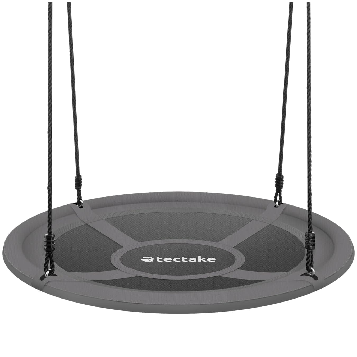 tectake® Nestschaukel, Korbschaukel bis 120 kg belastbar, Schaukel für Kinder und Erwachsene, Outdoor Gartenschaukel oder Indoor Hängesessel, Spielzeug für Garten oder Kinderzimmer (GRÖßE Ø 120 cm)