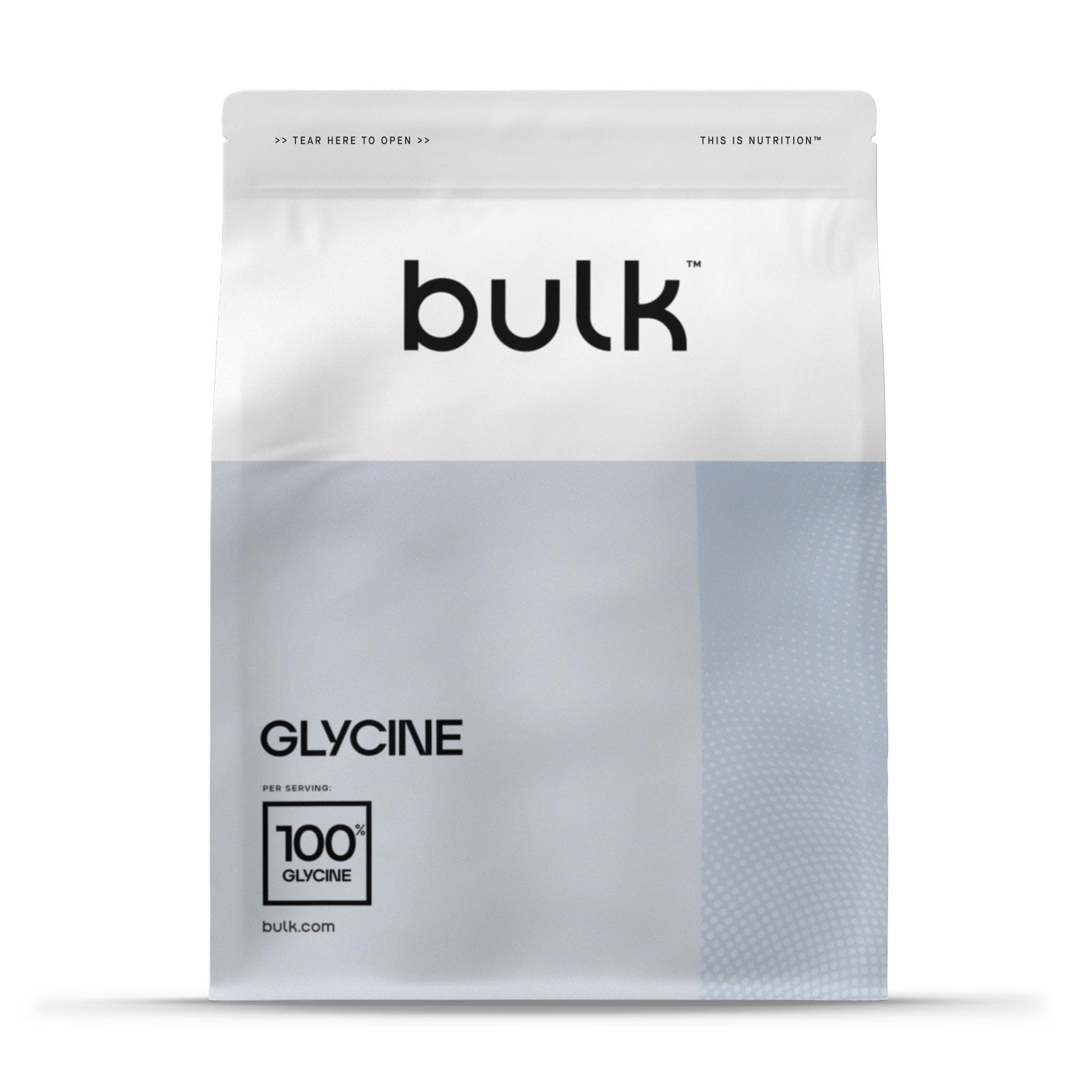 Bulk Glycine en poudre, 500 g, l'emballage peut varier