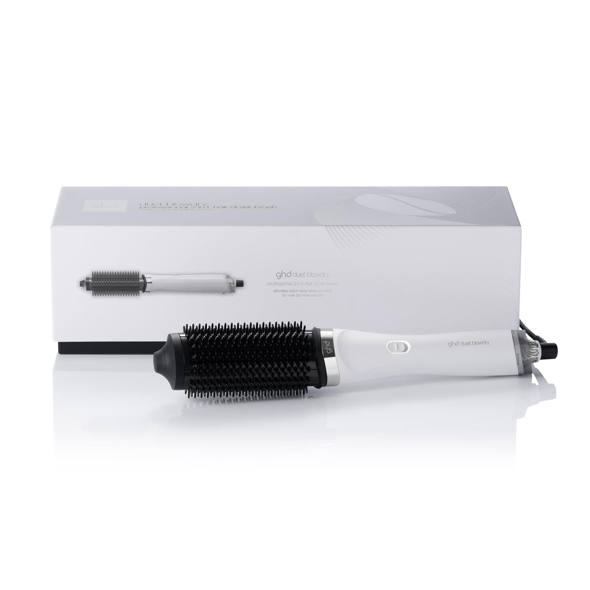 ghd - Brosse soufflante ghd Duet Blowdry - Brosse 2-en-1 - Sèche et coiffe sans dommage - 3x plus de volume sans frisottis - Brushing facile à la maison - Utilisation sur cheveux mouillés