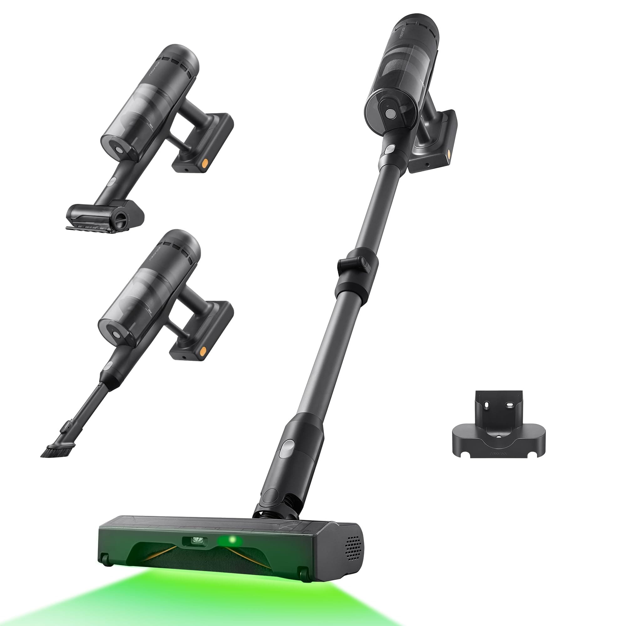 roborock H60 Ultra Aspirateur Balai sans Fil, 210AW, 90 Min d’Autonomie, Tube Pliable à 90°, Filtration 99,9%, Brosse Anti-Emmêlement pour Tapis, Sols Durs et Poils d’Animaux, Batterie Amovible