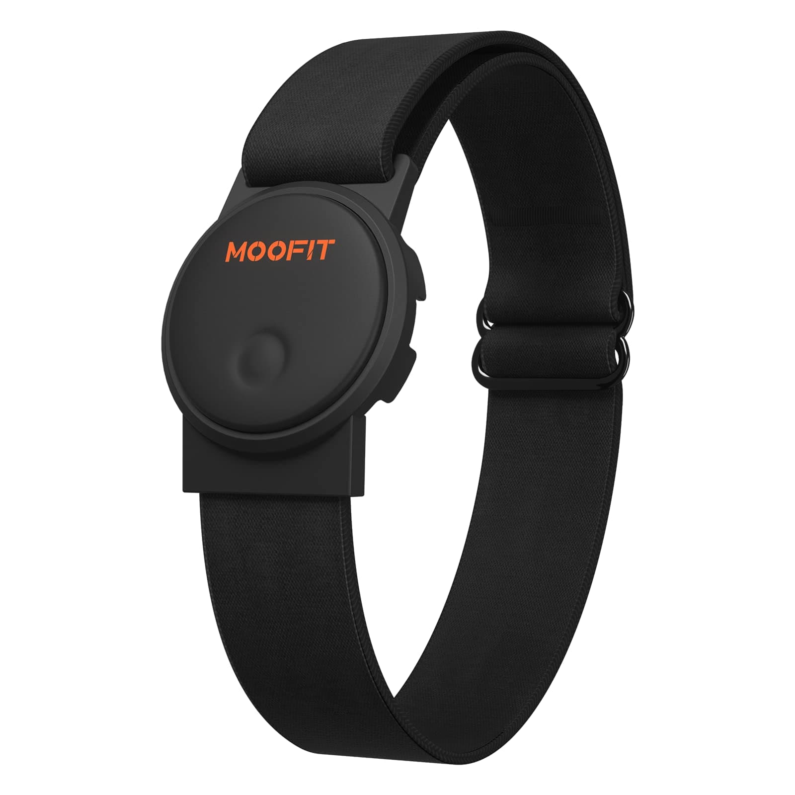moofit HW401 Fascia Cardio da Braccio, Cardiofrequenzimetro Fascia Cardio Bluetooth ANT+, Heart Rate Monitor Ricaricabile Funziona con Wahoo, Strava, Elite HRV