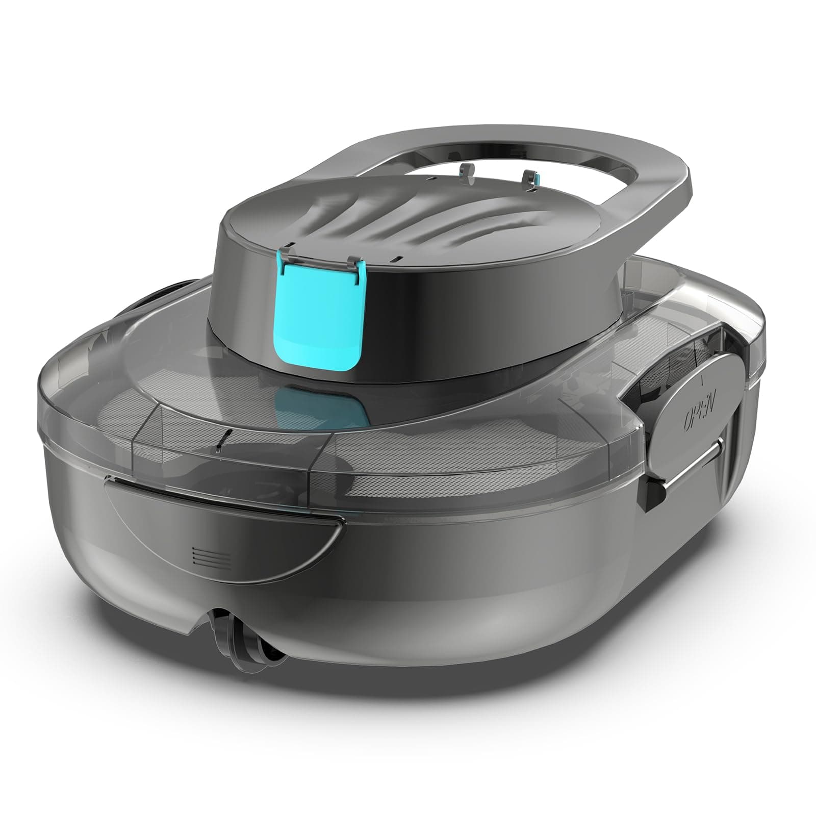 BRINBO S1PRO (Version 2026) Robot Piscine, Autonomie 120 Min pour Piscines Hors Sol 100m², Aspirateur Piscine Double Moteur, Nettoyeur de Piscine Compact et Léger, Stationnement Automatique, Gris