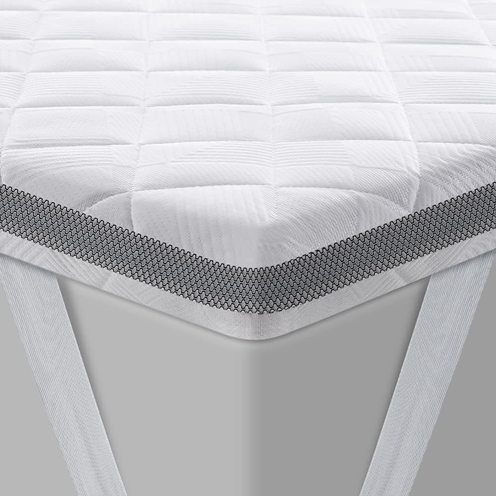 BedStory Gel Topper 90x200cm H3/H4 aus 7,5 cm Höhe Kaltschaumkern | atmungsaktive 3D-Netz Bezug, Bequeme Matratzentopper für Boxspringbett und unbequemem Betten Schlafsofa
