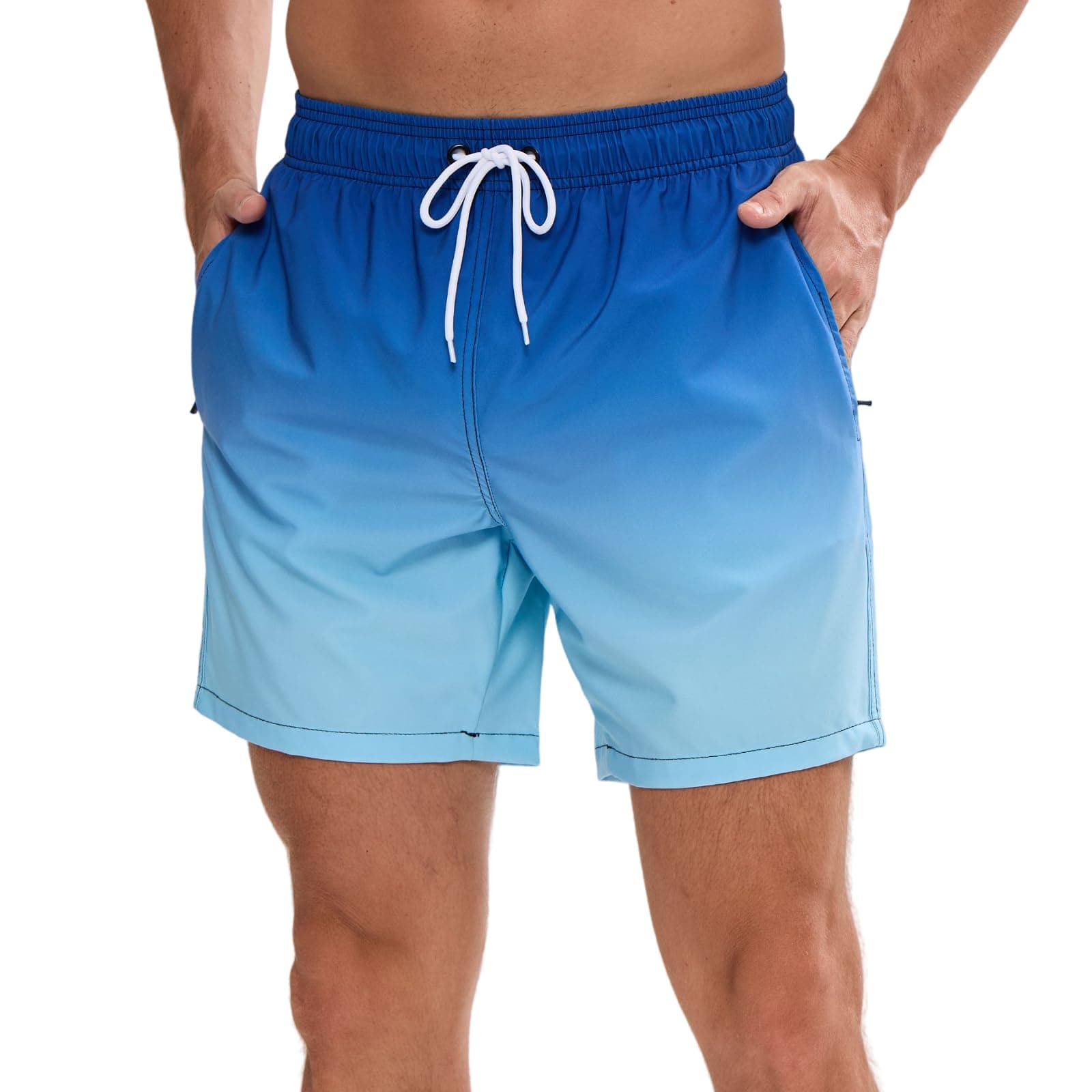 Bañador Hombre de Secado Rápido Impermeable Bañadores Largo, Traje de Baño para Natacion Piscina Corto Pantalones, Verano Shorts Hombre de Playa Arena Deportes