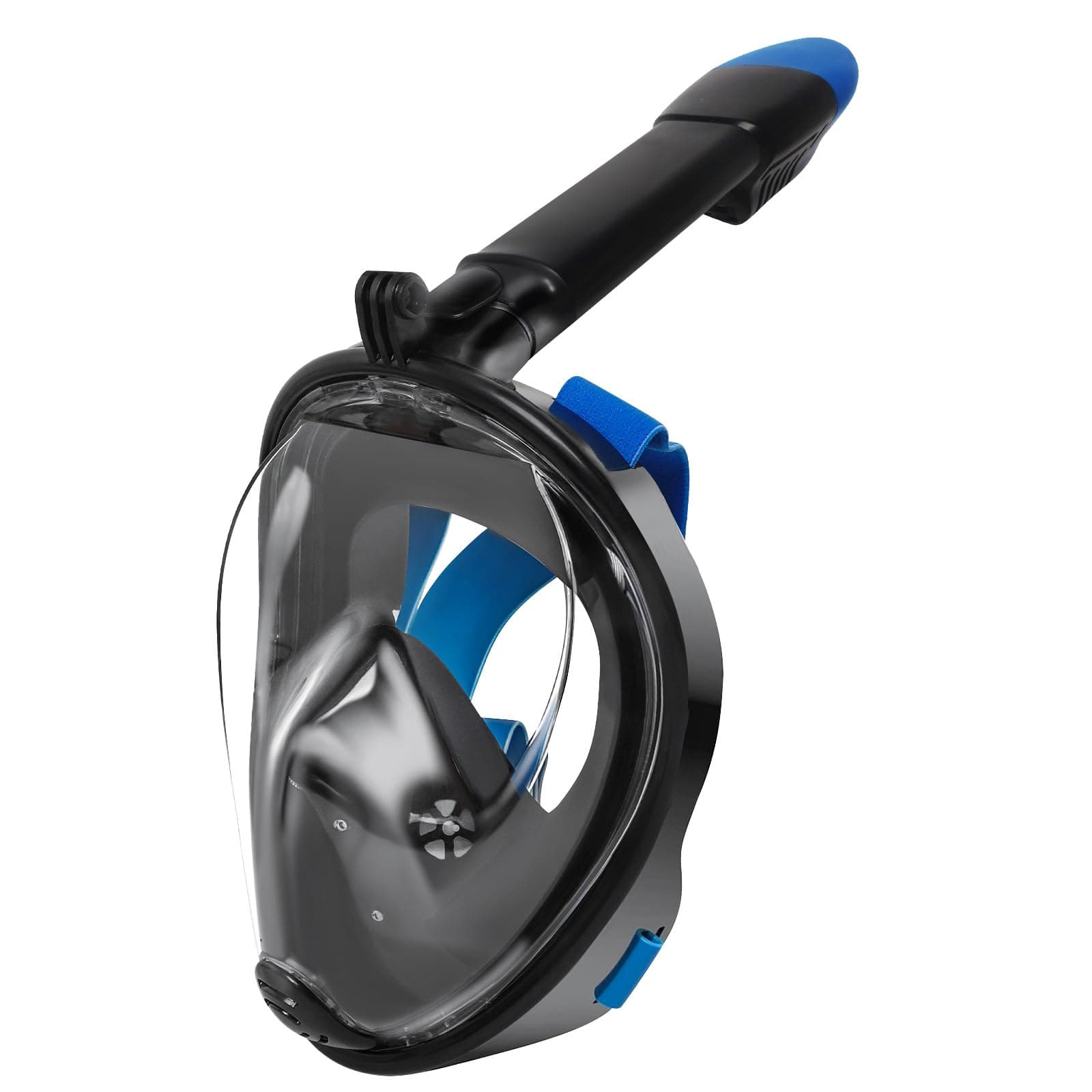 Jsdoin Maschera da Snorkeling Pieno Facciale,Maschera Subacquea con Visuale Panoramica 180° Design,Antiappannamento e Design Pieghevole per Adulti Bambini