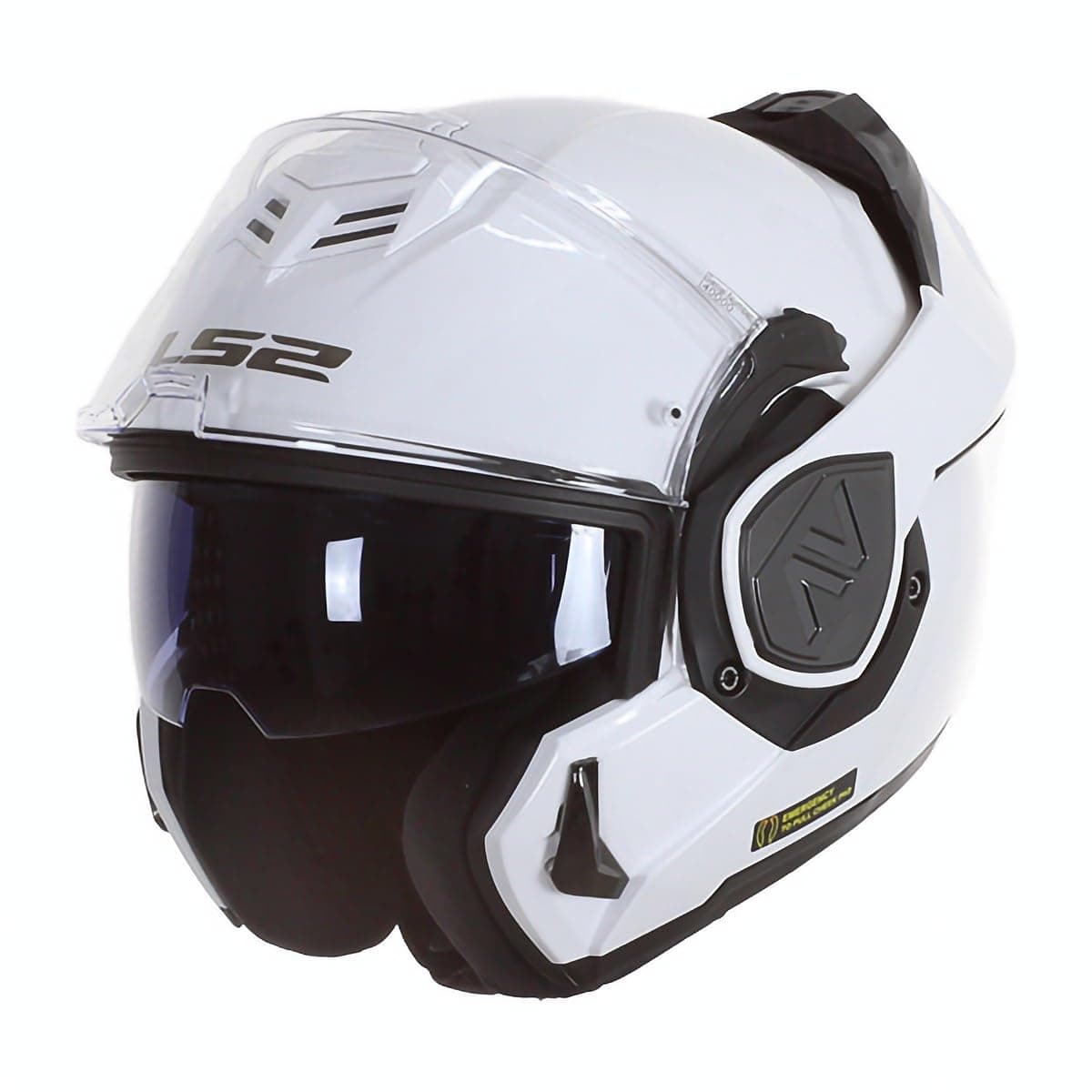 LS2, Casco Moto Modular ADVANT SOLID White, M