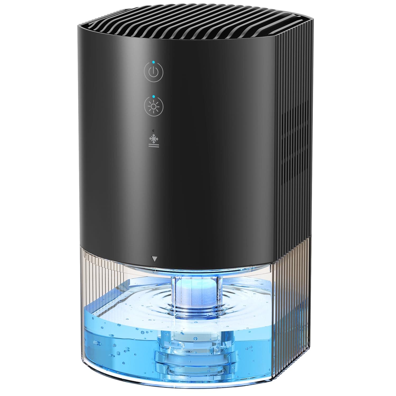 AROEVE Deshumidificador de Humedad 990ml, Silencioso para Casa | Con 7 Luces de Color, Apagado Automático, Protector de Descongelación, Uso 24H para Casa