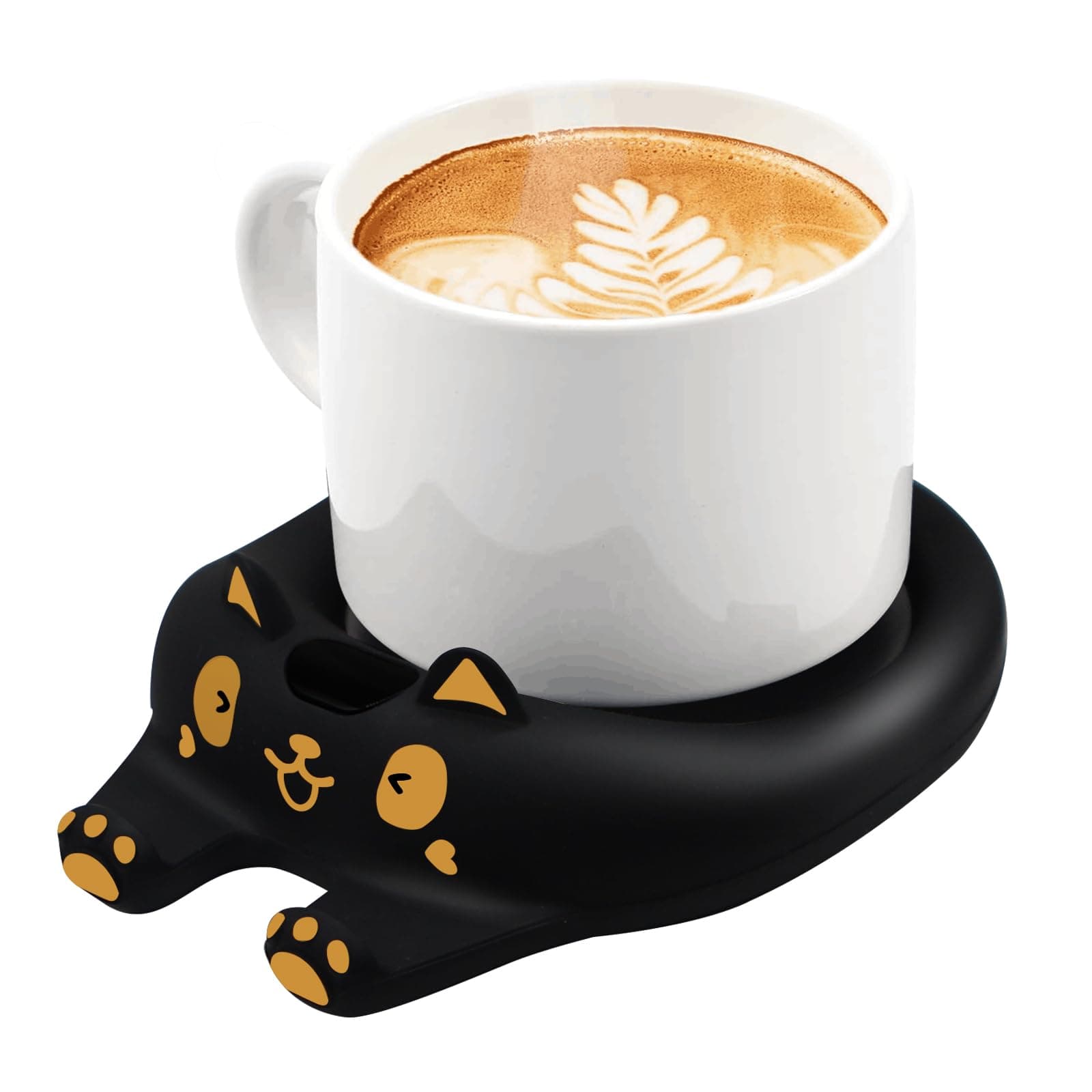 Calentador de Tazas con Apagado Automático, 3 Niveles de Temperatura, Calentador Eléctrico para Escritorio, Ideal para Café, Té, Leche y Cacao