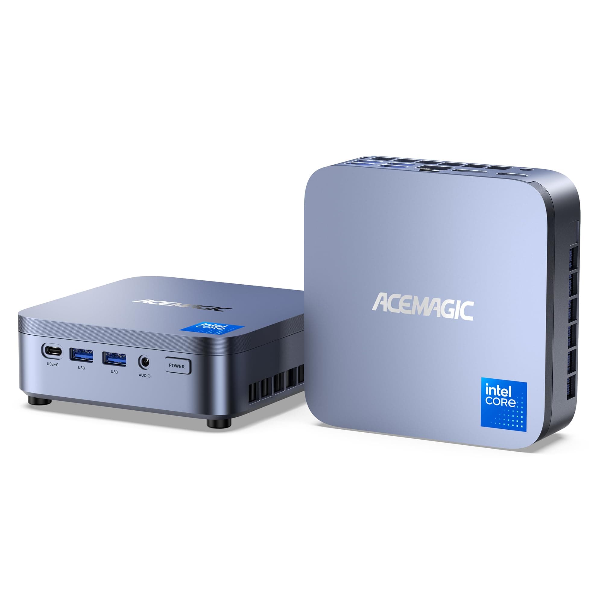 ACEMAGIC M5 Mini PC, Intel i5-14500HX (14C(6P+8E)/20T, bis zu 4.9Ghz),16GB DDR4 512GB NVME SSD Mini Computer mit Windows 11 Pro | WiFi 6 | 4K UHD | Type-C | 24MB L3 | 55W TDP