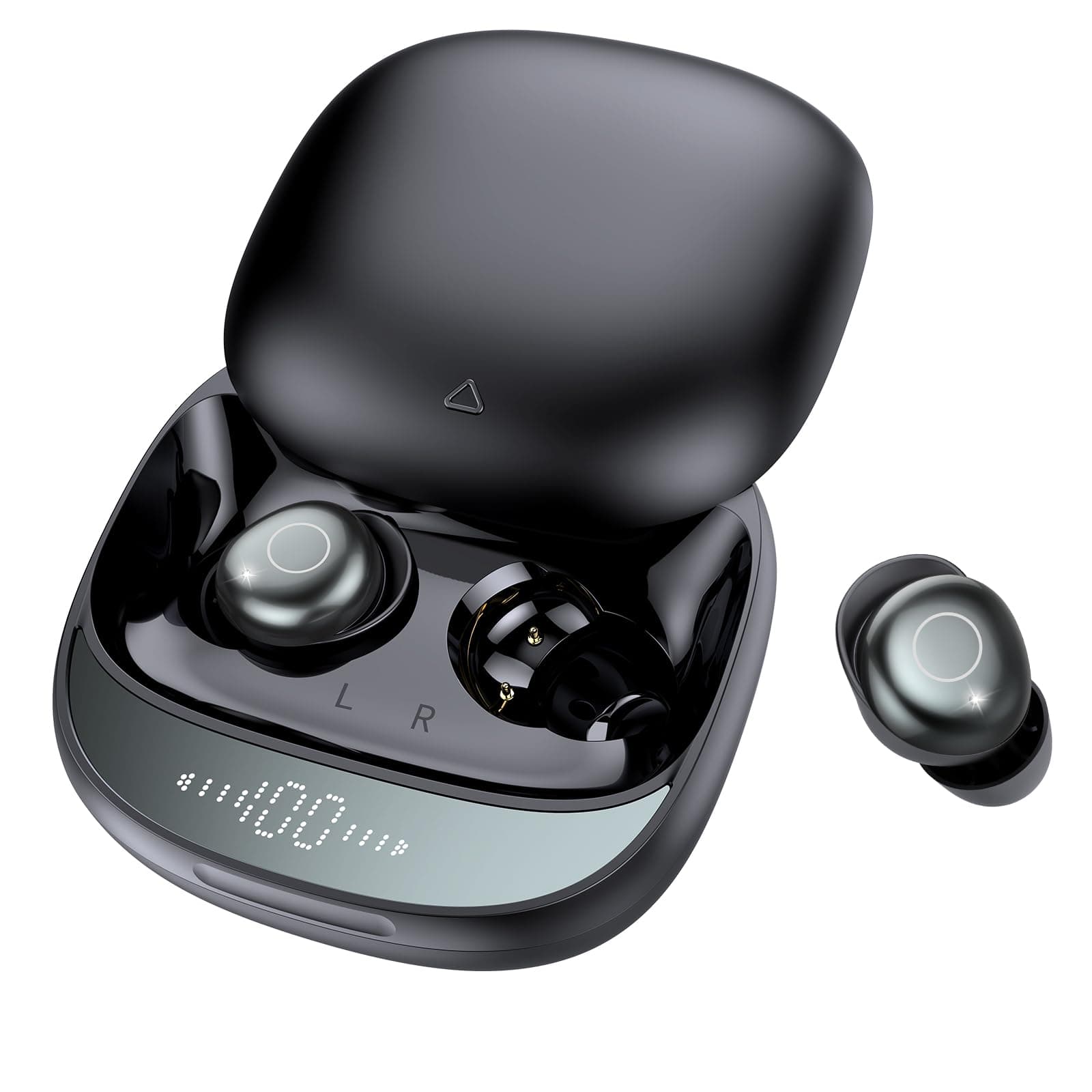 Auriculares para Dormir Auriculares Inalámbricos Bluetooth 5.4 Lado, 6 EQ | Mini Auriculares con LED, Doble Modo Sueño 40H, Diseño Cómodo Sleep Earbuds para Descanso, Viajes y Uso Nocturno