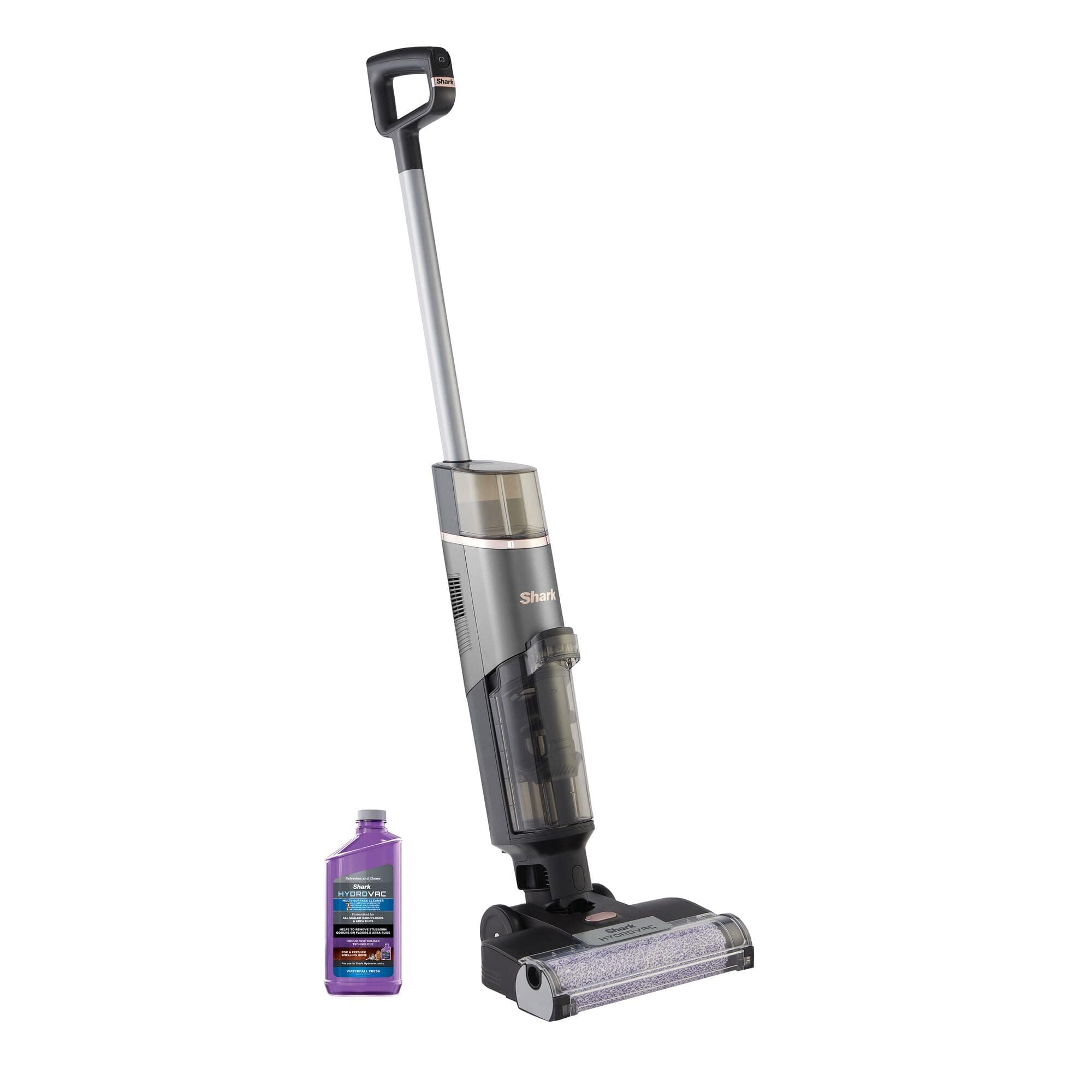 Shark HydroVac Akku-Nass-Trockensauger, kabelloser Staubsauger und Hartbodenreiniger mit Wischfunktion und Ladestation, bis 88,5 m², selbstreinigender Wischsauger, mit 1,5l Reinigungsmittel, WD210EUCP