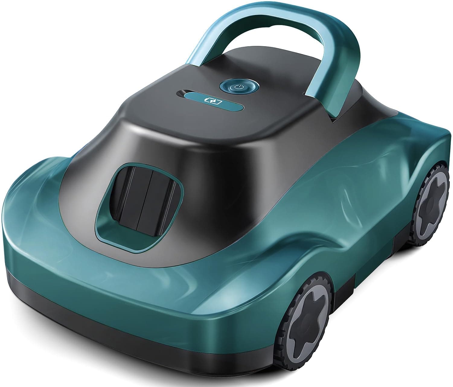 Robot Piscine, Aspirateur Piscine sans Fil, 180 Min d'Autonomie, Aspiration Puissante, Navigation Intelligente, Filtration Ultra-Fine, Auto-Parking, Robot Piscine sans Fil pour Piscines Hors Sol 200m²