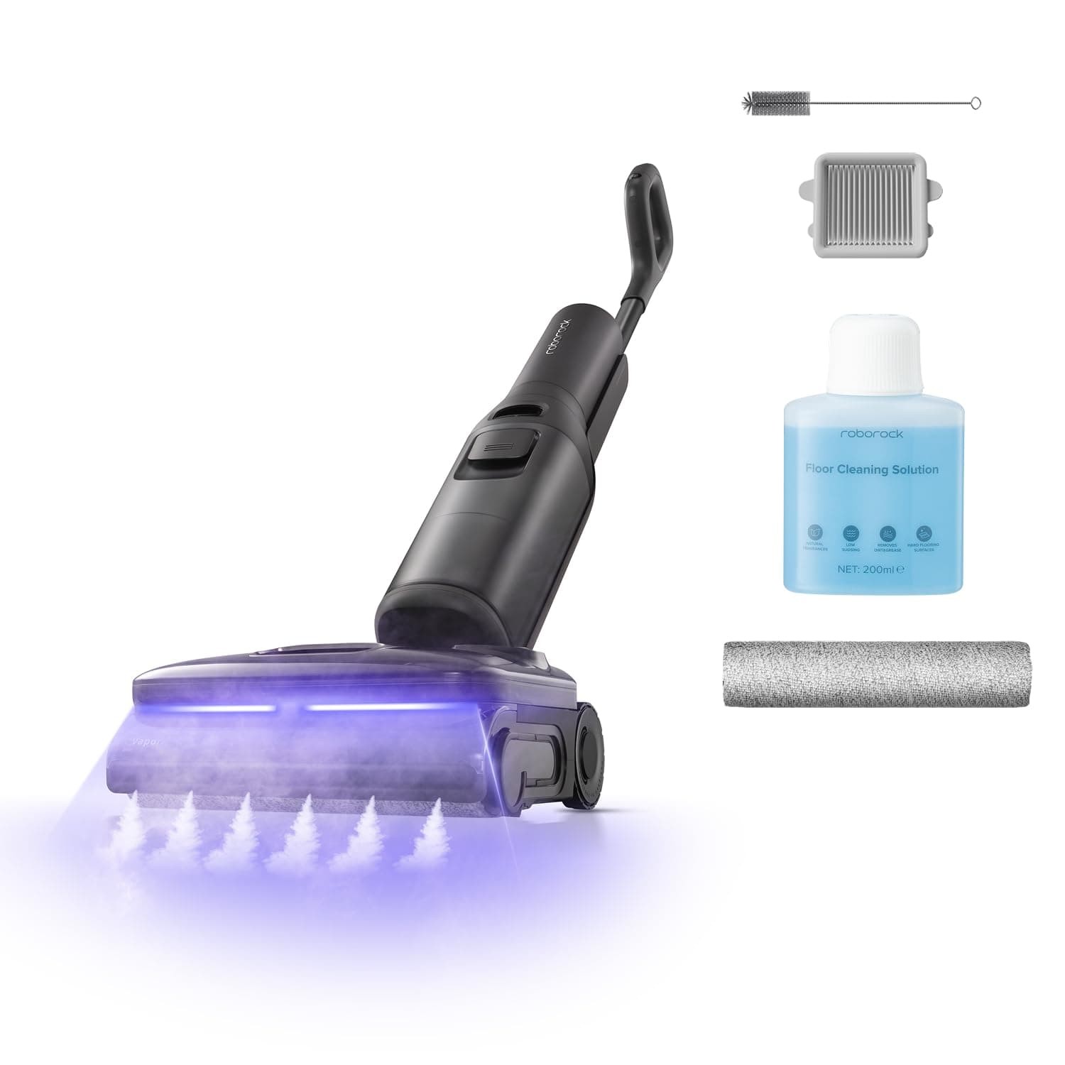 roborock F25 Steam Nettoyeur Vapeur sans Fil, Vapeur Haute Température 95°C | roborock F25 Steam Nettoyeur Vapeur sans Fil, Aspirateur Laveur Vapeur Haute Température 95°C, Aspiration 25kPa