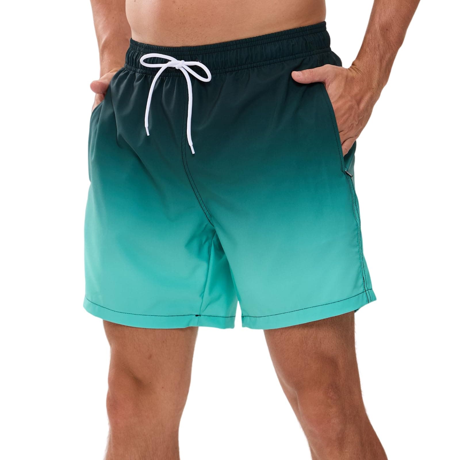 Bañador Hombre de Secado Rápido Impermeable Bañadores Largo, Traje de Baño para Natacion Piscina Corto Pantalones, Verano Shorts Hombre de Playa Arena Deportes