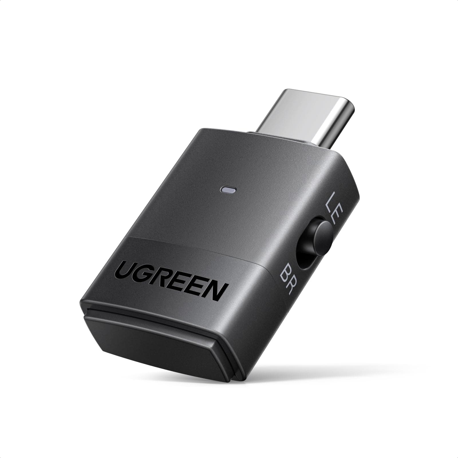 UGREEN LE Audio Trasmettitore Bluetooth 6.0 USBC Adattatore Audio Bluetooth | Supporta Auracast Unicast Adaptive HD Bassa Latenza Type C per Switch 2/Switch Console di Gioco PC Mac Plug Play