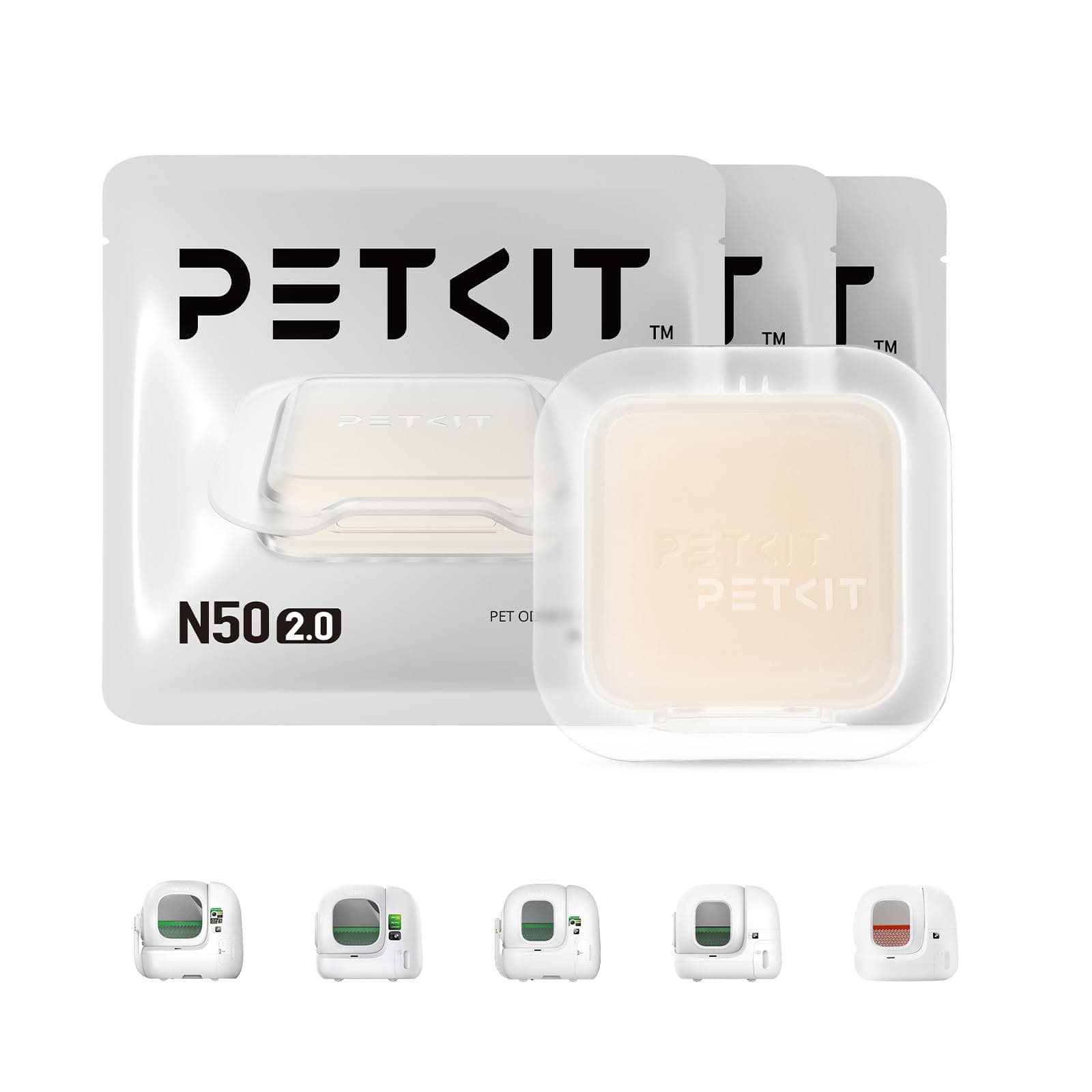 PETKIT PURA MAX PURA MAX 2 Désodorisant Autonettoyant Bac à litière, Parfum Longue Durée, Haute Sécurité, Non Irritant, Utilisation Durable (3 paquets)