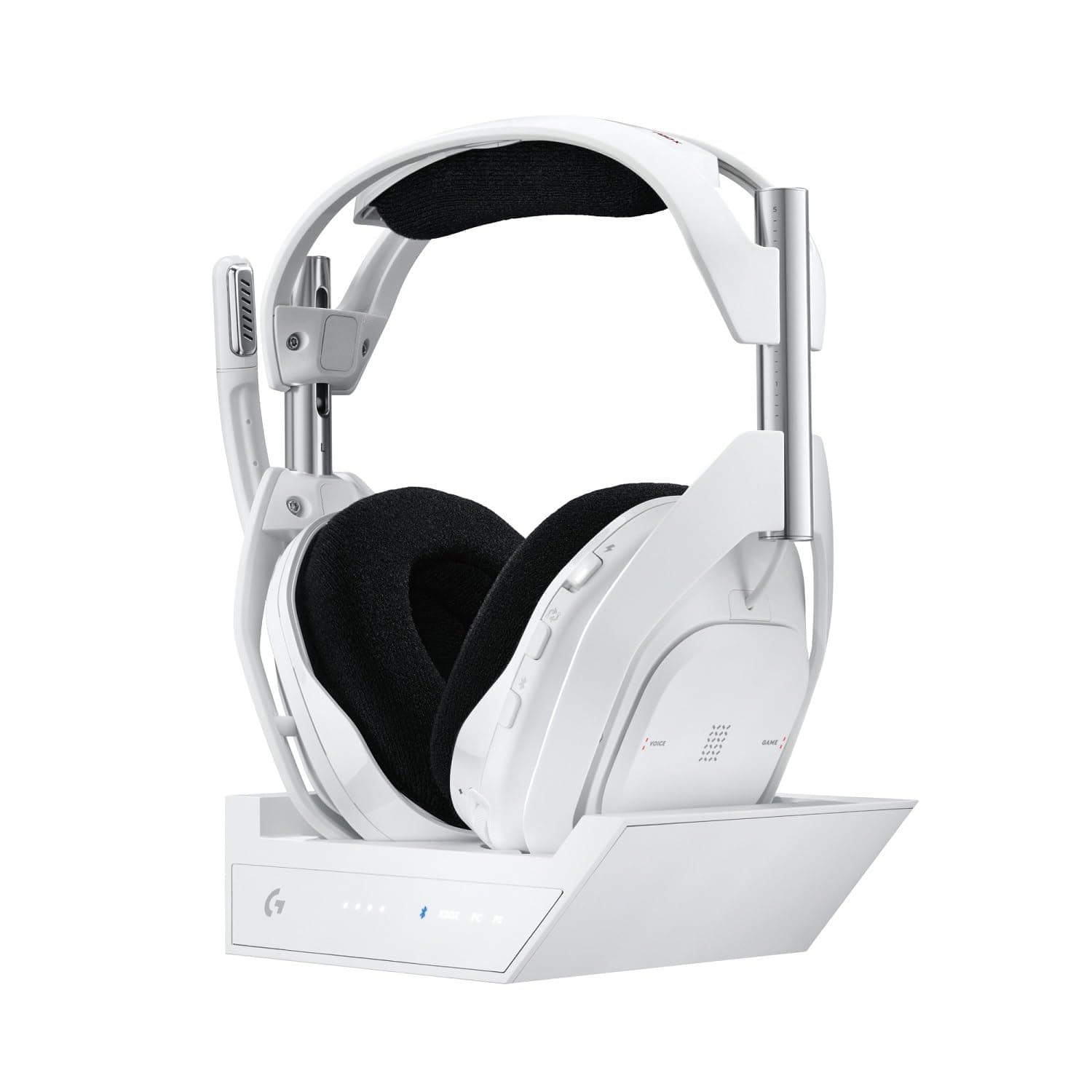 Logitech G Astro A50 X LIGHTSPEED, casque gaming sans fil+station d’accueil | PRO-G GRAPHENE,PLAYSYNC, Xbox Series X|S, PS5, PC,Nintendo Switch/Switch 2, Bluetooth,dispositif de relais HDMI 2.1-Blanc