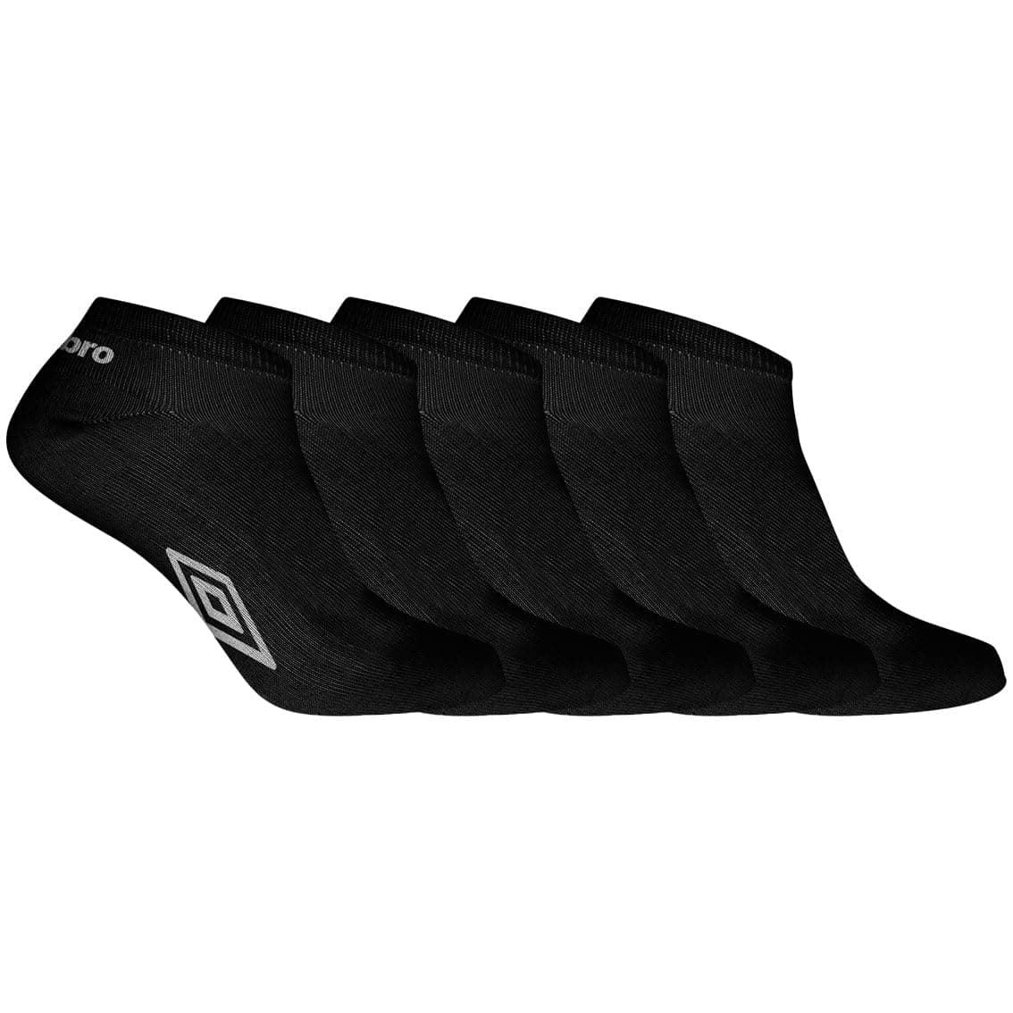 Umbro Chaussette Homme - Lot de 5 - Chaussettes Basses Homme, Anti-Glisse
