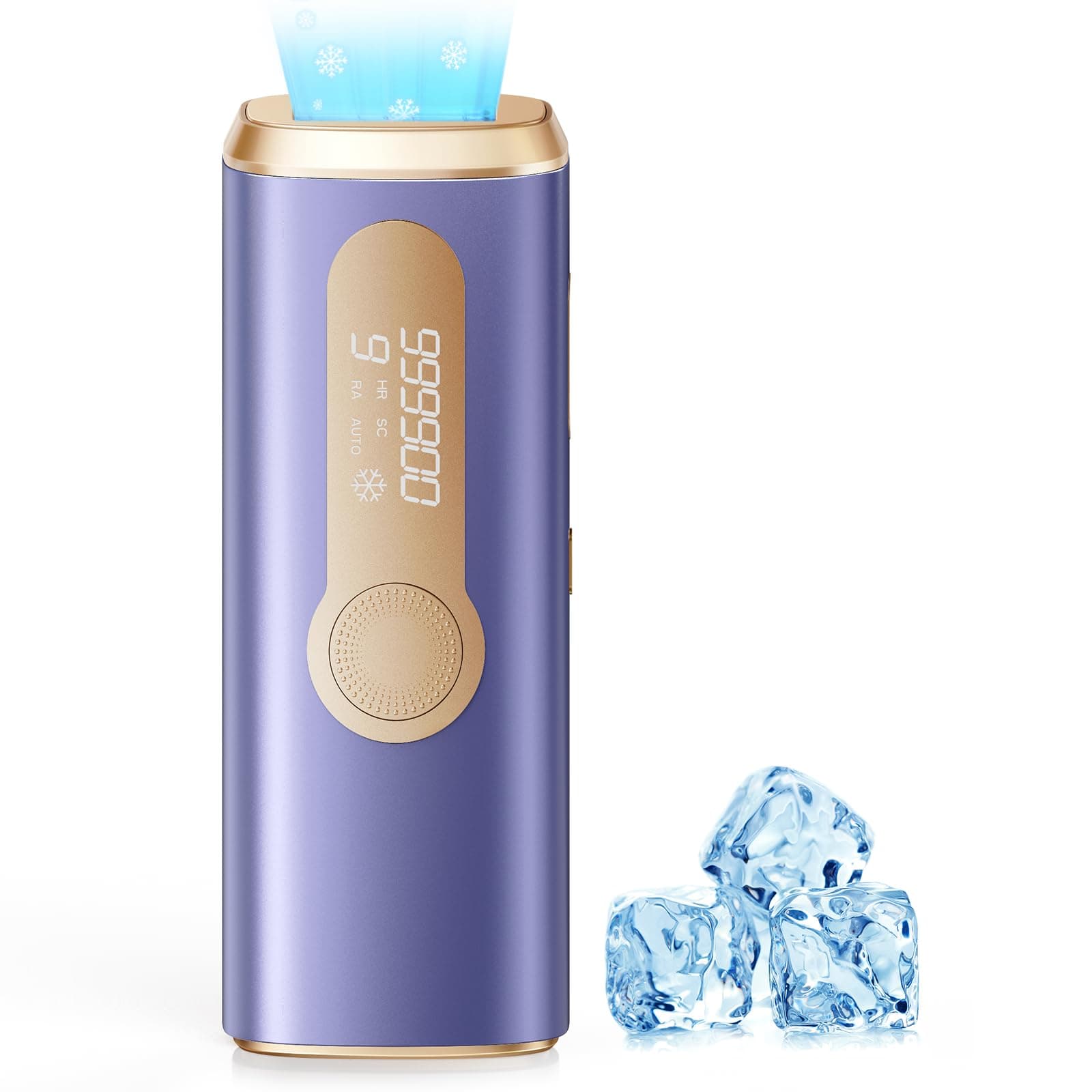 Haarlosy Epilatore Luce Pulsata con Funzione di Raffreddamento - 3 IN 1 IPL Epilatore Laser per Donna e Uomo, 9 Livelli di Energia Regolabile Adatto a Corpo, Viso, Ascelle, Gambe Sensibili LCN1210