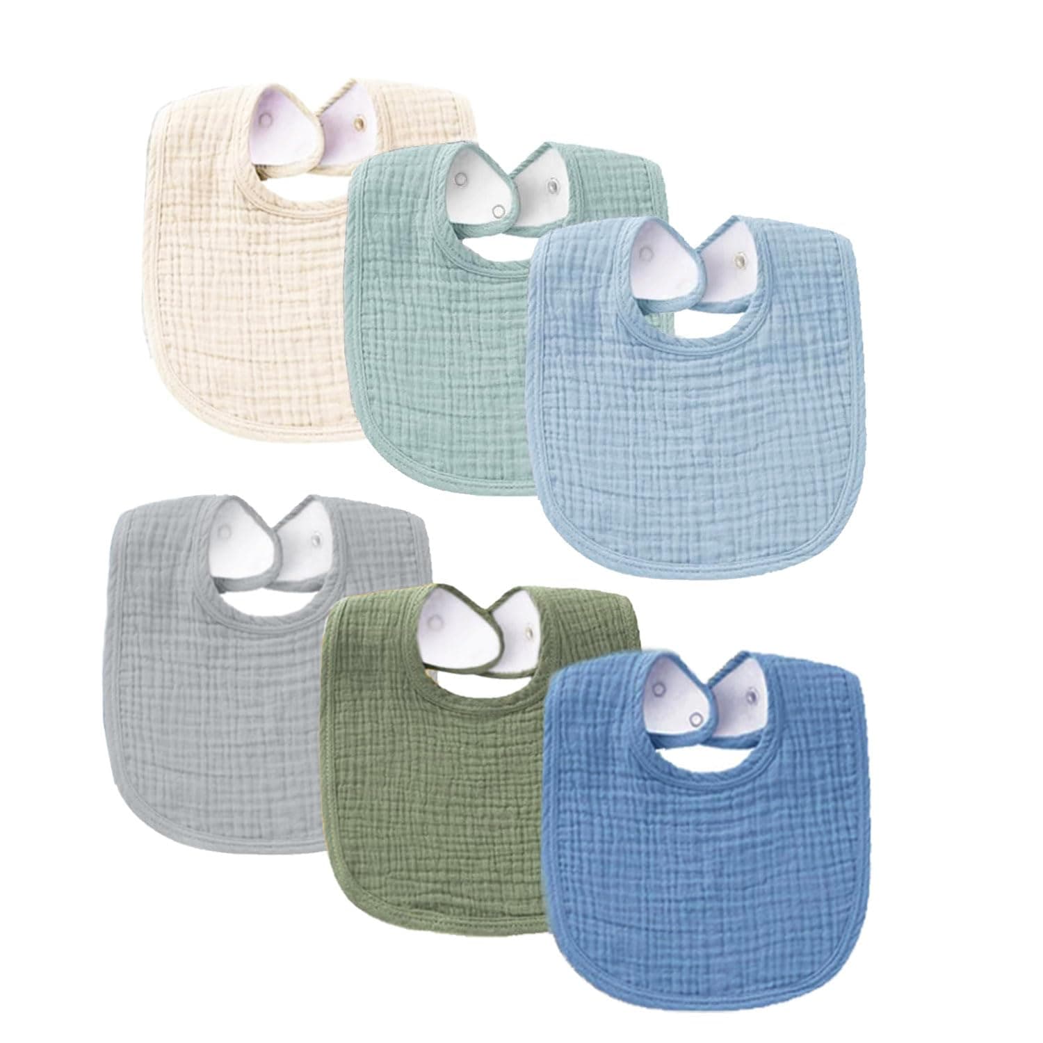 SLOSH Bavaglini Bavaglino Neonato Cotone Baby Pappa Morbidi Panno Per Ruttino Assorbenti Burp Neonati Neonata Lavabile