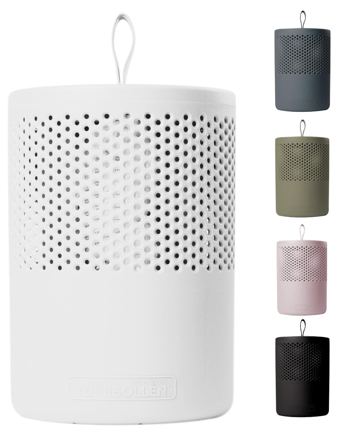 AbsoDry Duo Family - Déshumidificateur d'air anti moisissure non électrique - Absorbeur d'humidité - Pour une meilleure qualité de l'air - Anti humidité maison, salle de bain, chambre - Blanc