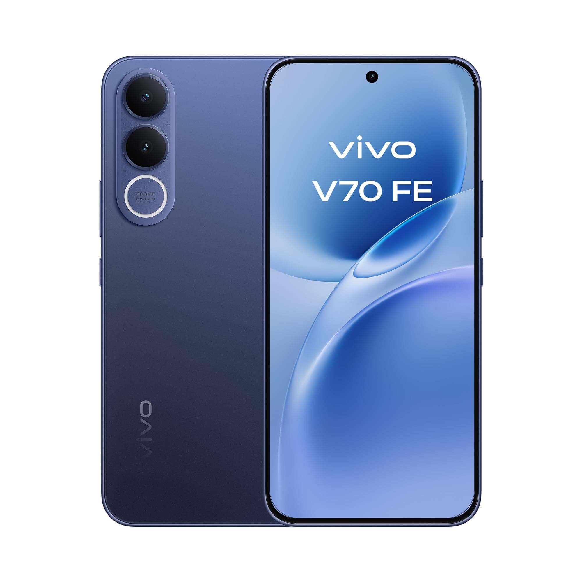 Vivo V70 FE 5G, cámara Principal ultranítida de 200 MP con estabilización de Imagen (OIS), Móvil 8+256 GB, 5250 mAh, Pantalla AMOLED de 1,5K, IP68 e IP69, Smartphone con AI