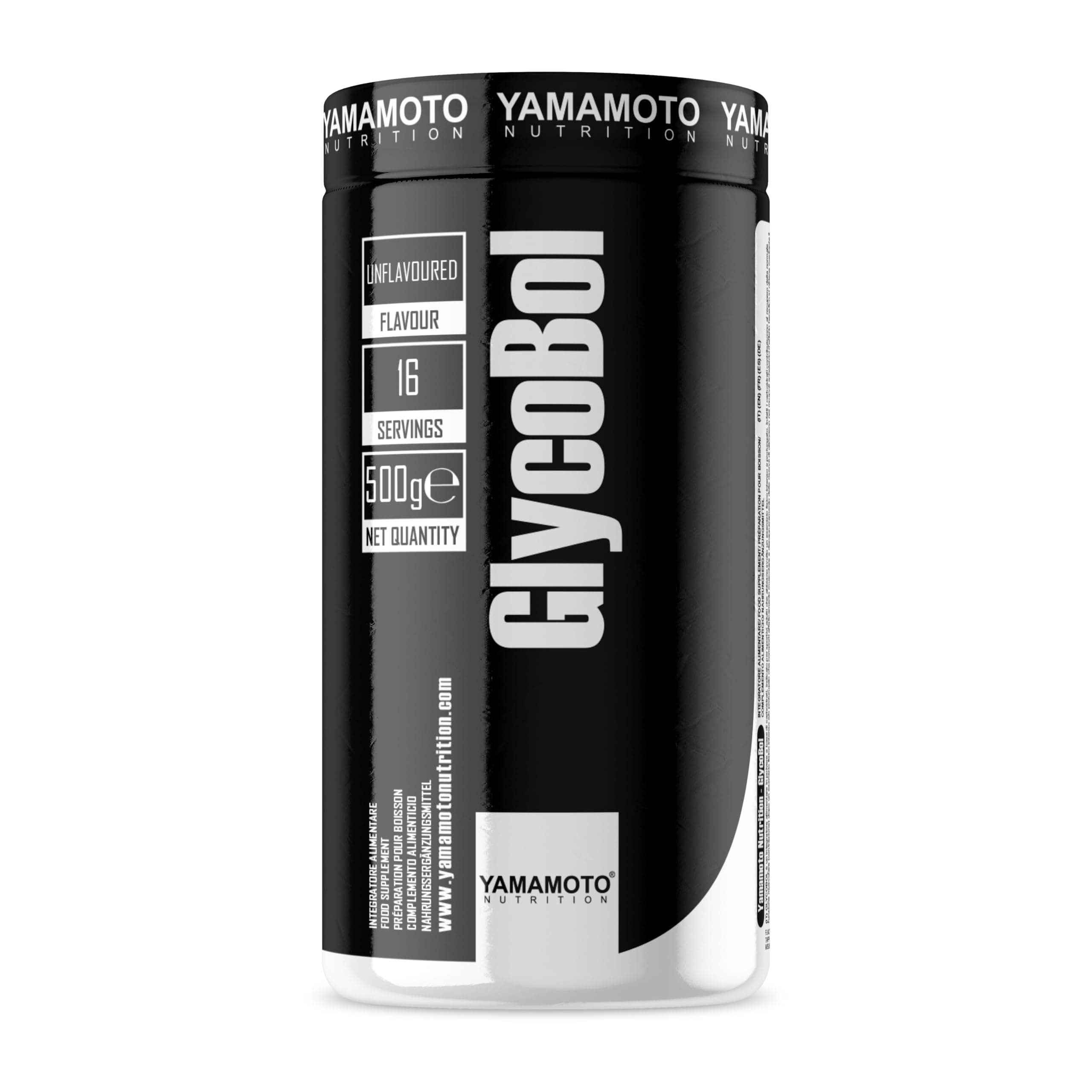 YAMAMOTO NUTRITION GlycoBol 500 grammi, integratore 100% ciclodestrine cicliche altamente ramificate per un rapido e costante rilascio di glucosio nel sangue