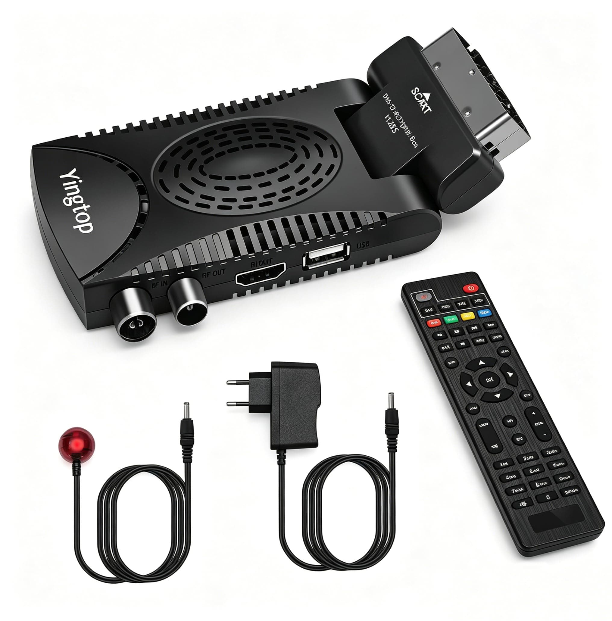 2026 Mini Decodificador TDT HD DVB-T2 Receptor Digital Terrestre Full HD