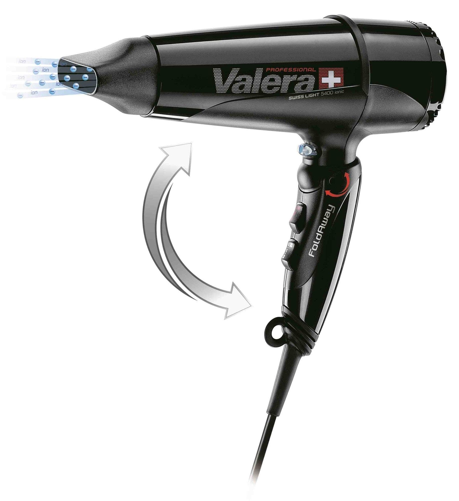 Valera SL 5400 T Sèche-cheveux pliant Swiss Light Ionic Tourmaline