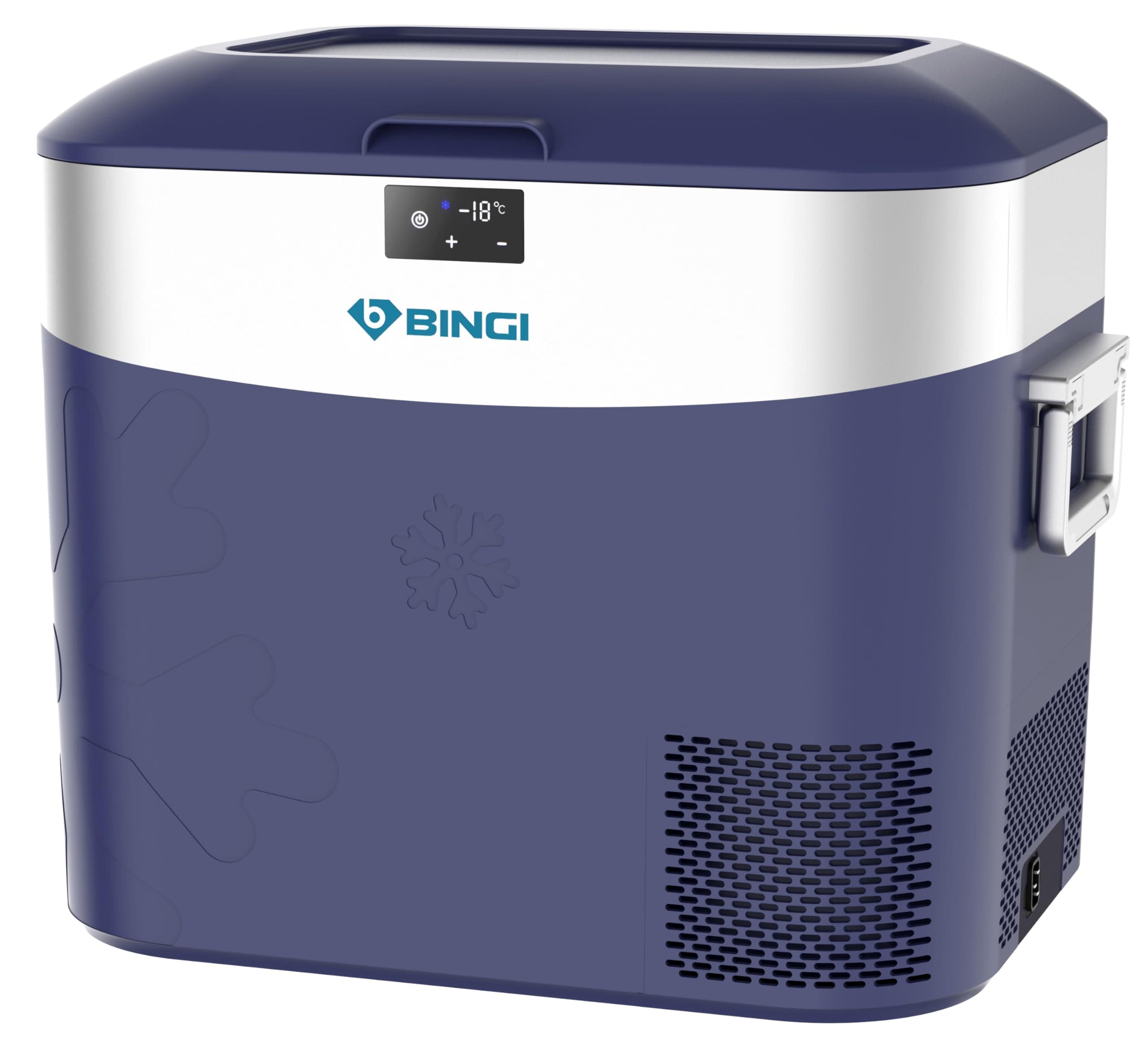 BINGI Nevera Portátil Eléctrica 22L,Nevera y Congelador Compresor Portátil,Refrigerador de Coche 12V/24V,mini frigorífico CA 220v Para Hogar,Conducción,Camping,Viajes,Barco,-18ºC a +15ºC