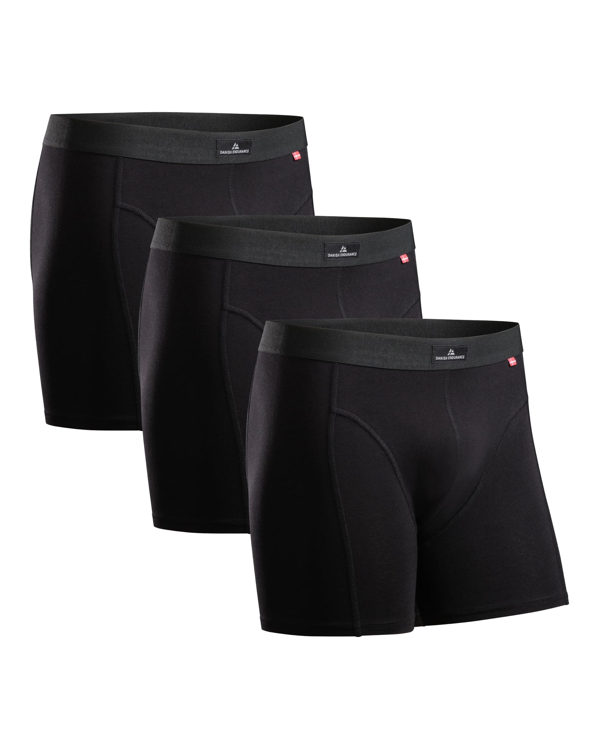 DANISH ENDURANCE Calzoncillos Hombre Boxer Algodon Premium, Pack de 3 y 10 - Ropa Hombre, Ropa Interior