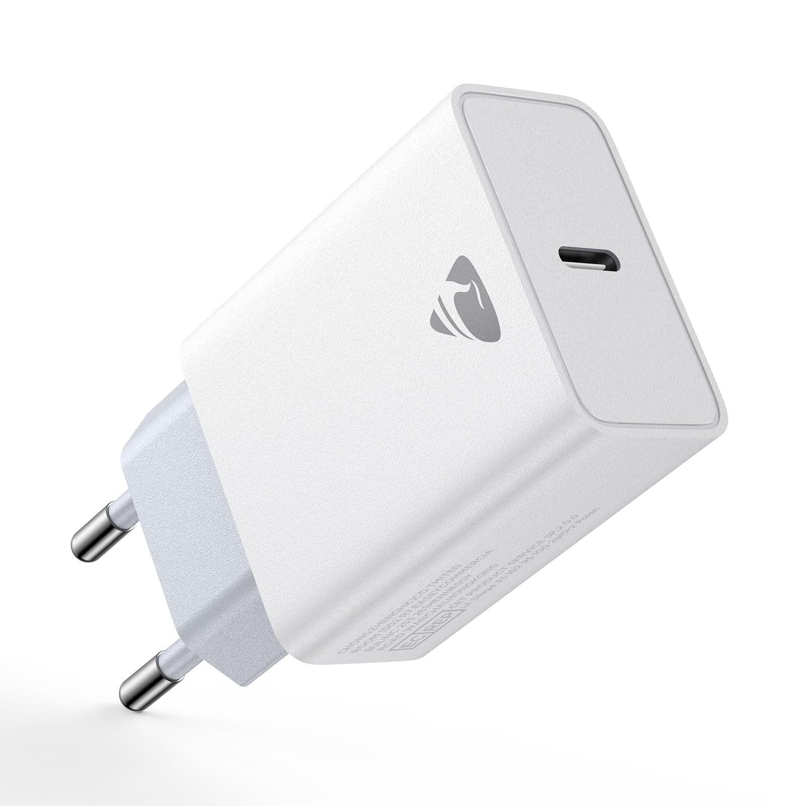 Caricatore USB C, Presa USB C 20W Ricarica Rapido, Spina Tipo C Alimentatore PD Adattatore da Muro Caricabatterie Veloce per iPhone 17 16 15 14, Type C Caricabatterie per Samsung Galaxy S23 S24 S22
