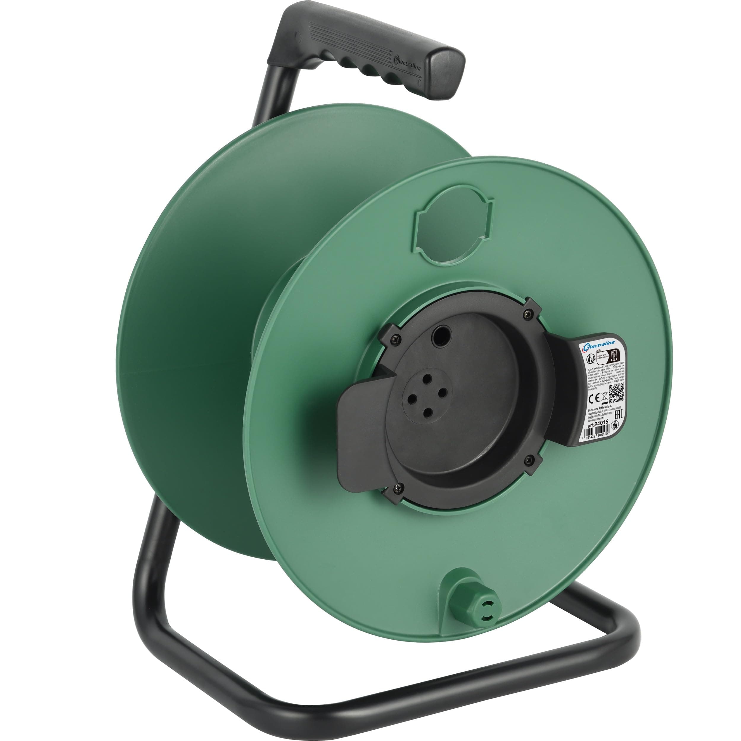 Electraline 94015 Enrollacable sin cable, adecuado para el hogar/oficina/jardín