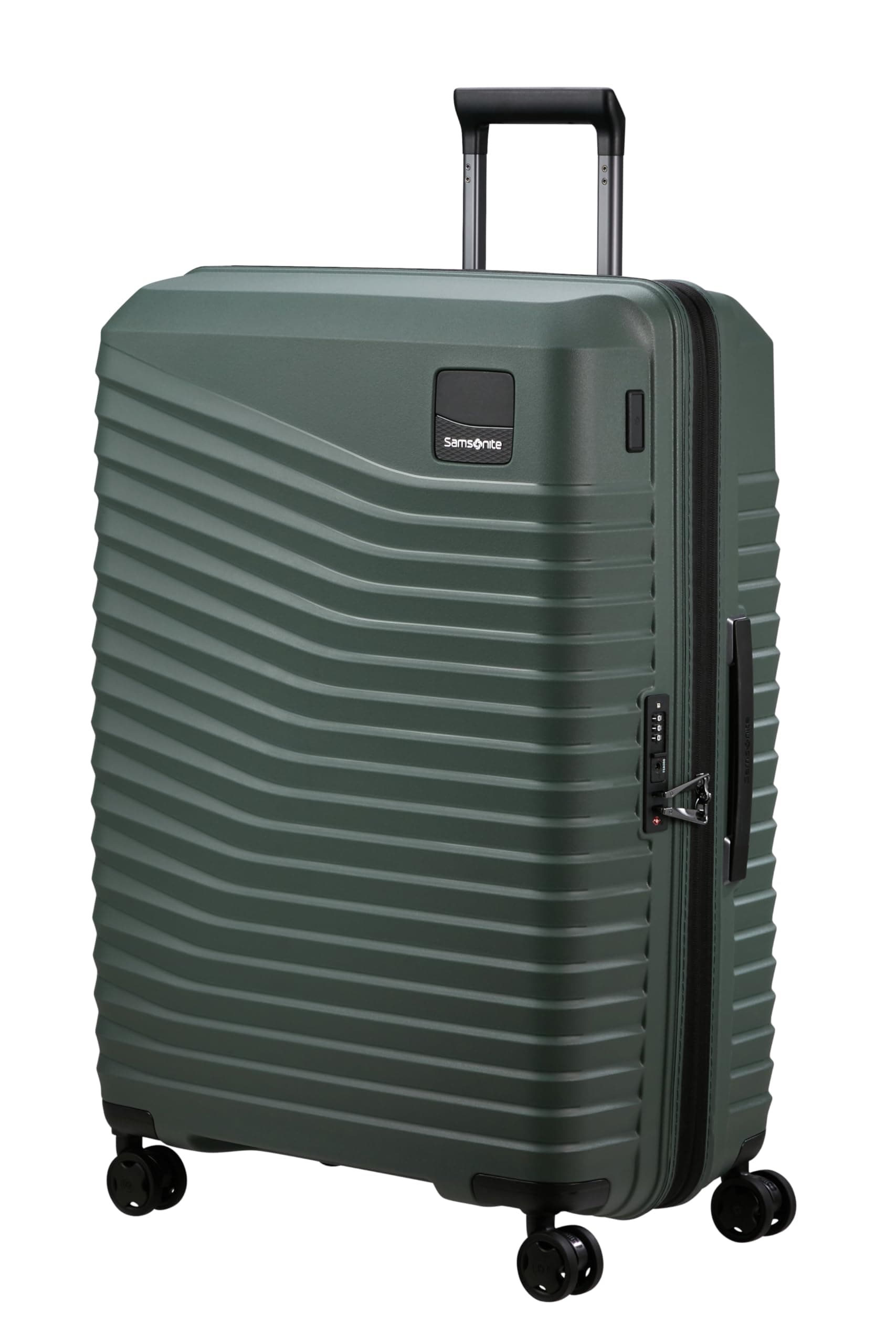 Samsonite Intuo - Spinner L, Maleta expandible, 75 cm, 105/115 L, Verde (Verde Oliva)